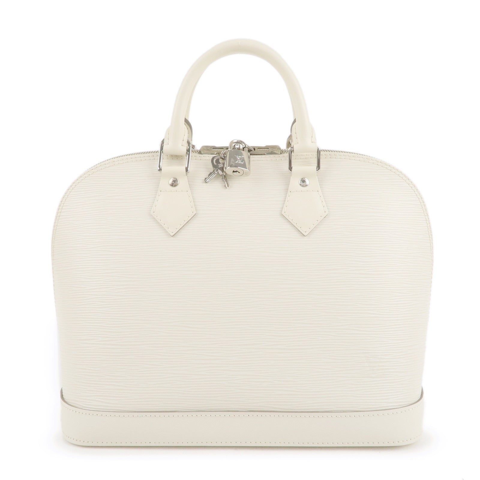Louis Vuitton Louis Vuitton Alma White Epi Leather Handbag