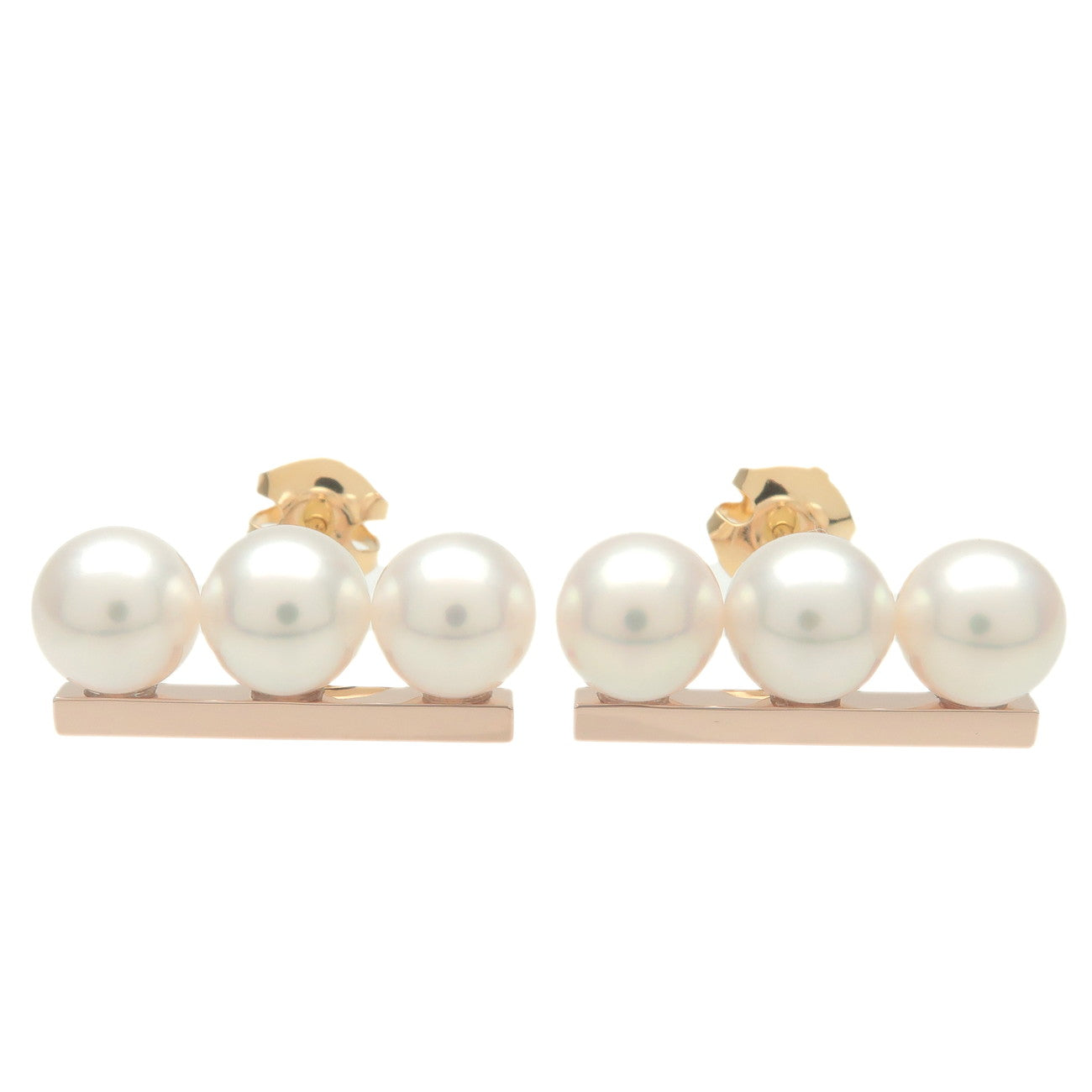 TASAKI-Balance-Neo-Pearl-Earrings-K18-Rose-Gold-Yellow-Gold