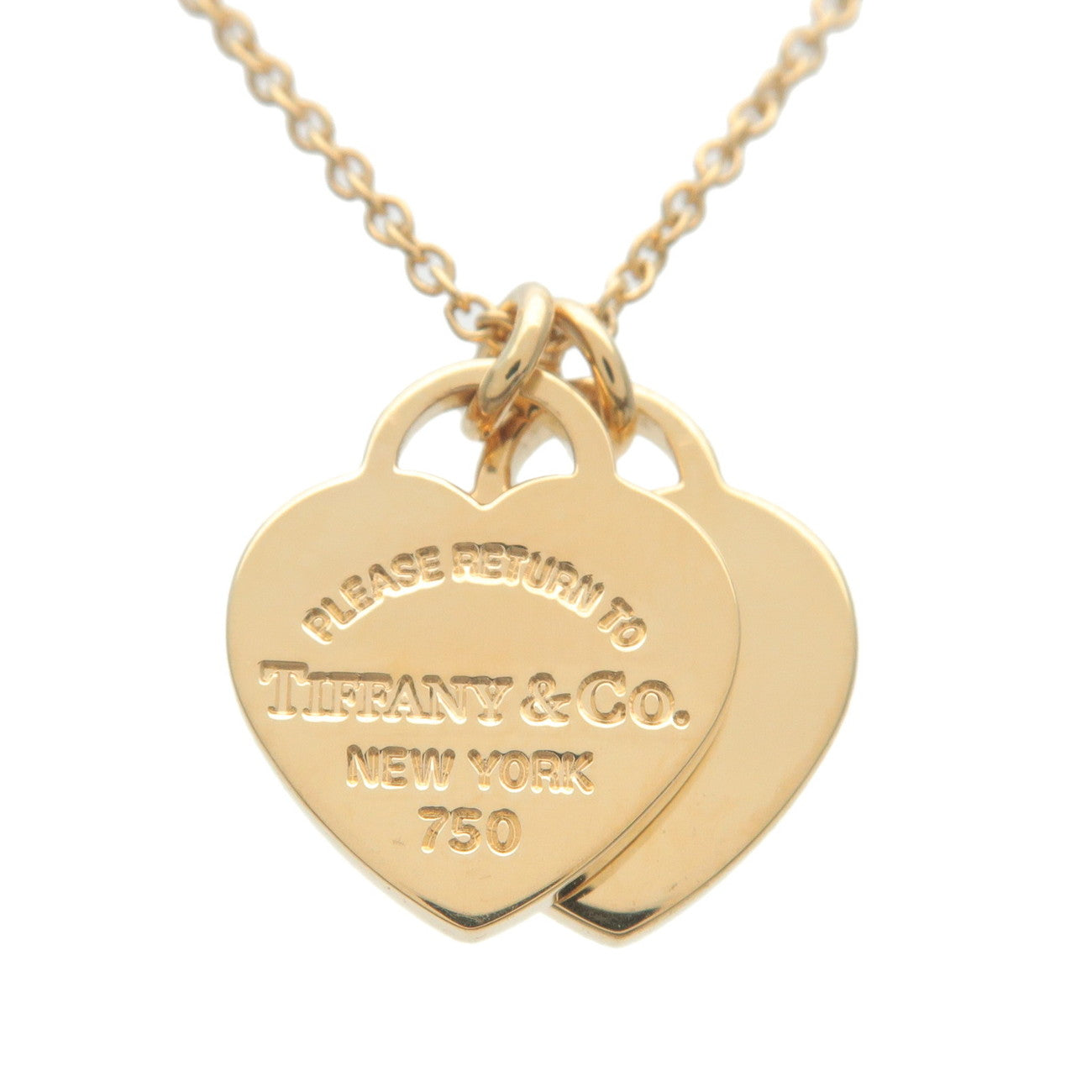 Tiffany&Co.-Return-to-Tiffany-Mini-Double-Heart-Tag-Necklace-K18YG