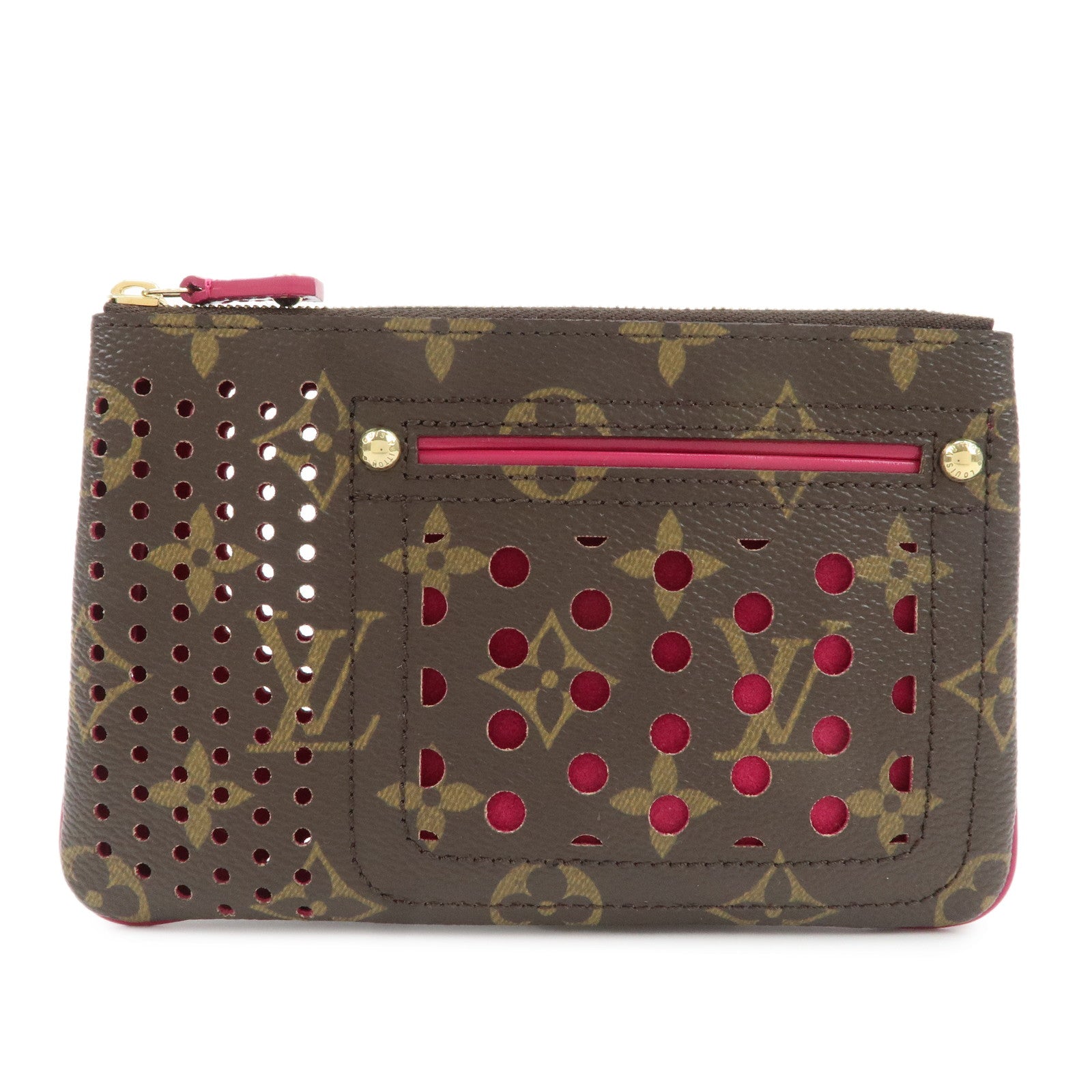 Louis-Vuitton-Monogram-Perforated-Pochette-Plat-Pouch-M95219