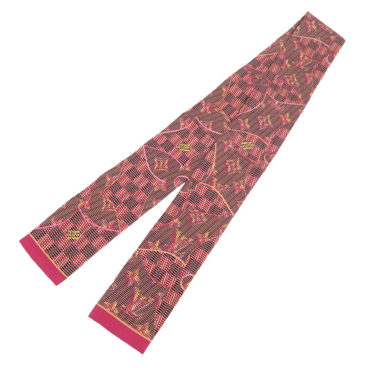 Louis-Vuitton-Pop-Bandeau-Silk-100%-Scarf-Fuchsia-MP2499