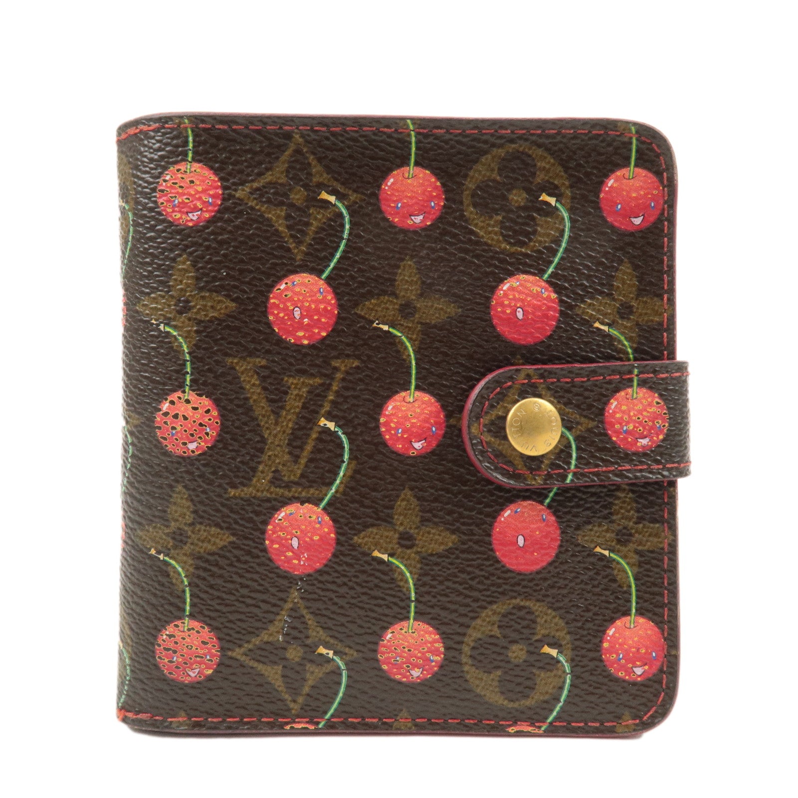 Louis-Vuitton-Monogram-Cherry-Compact-Zip-Bi-fold-Wallet-M95005