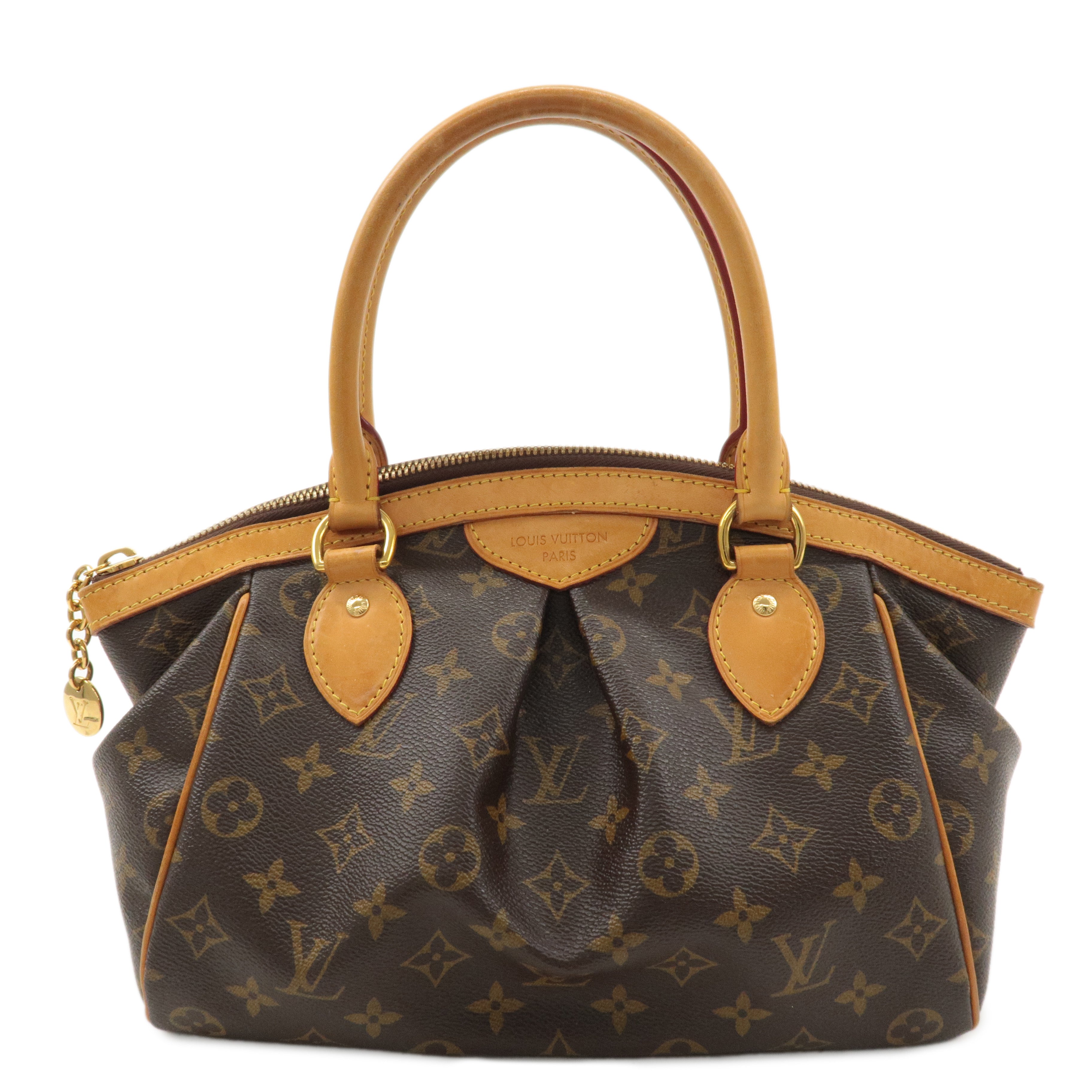 Louis Vuitton Monogram Tivoli PM Hand Bag Brown M40143