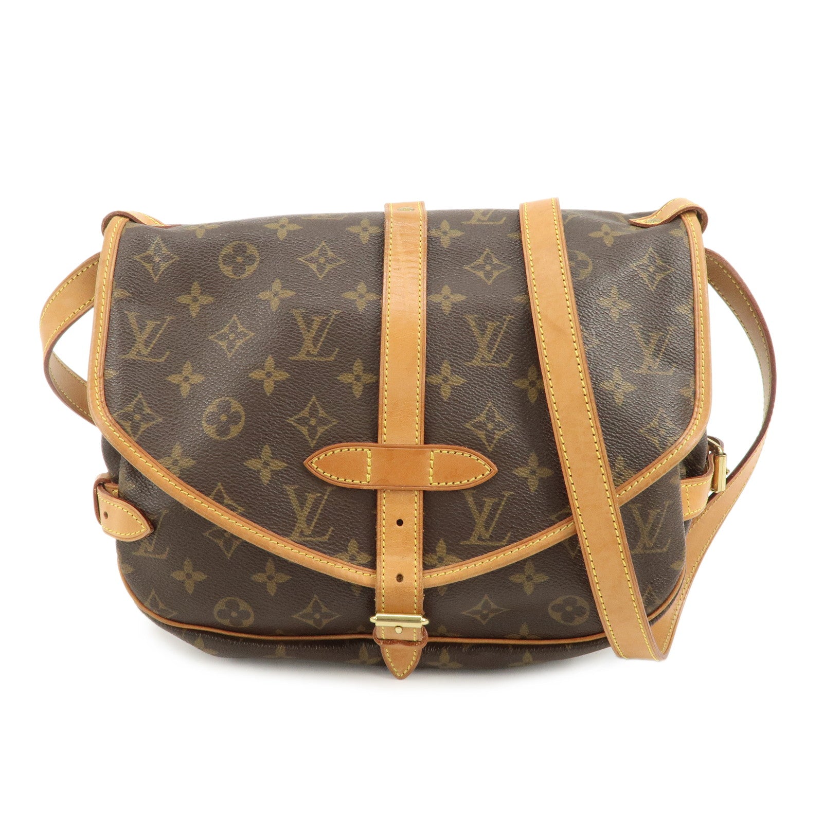 Louis-Vuitton-Monogram-Saumur-30-Crossbody-Bag-Brown-M42256