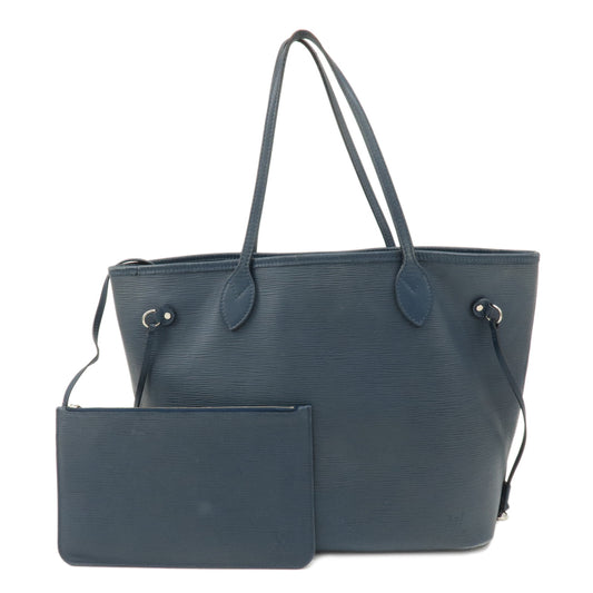 Louis-Vuitton-Epi-Neverfull-MM-Shoulder-Bag-Andigo-Blue-M40885