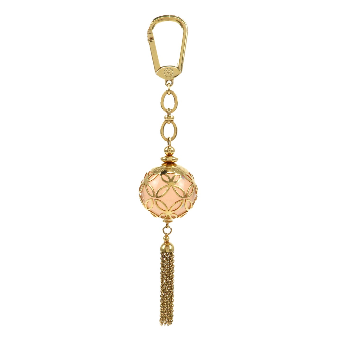 Louis-Vuitton-Porte-Cles-Ice-Ball-Key-Charm-Clear-Rose-M66779