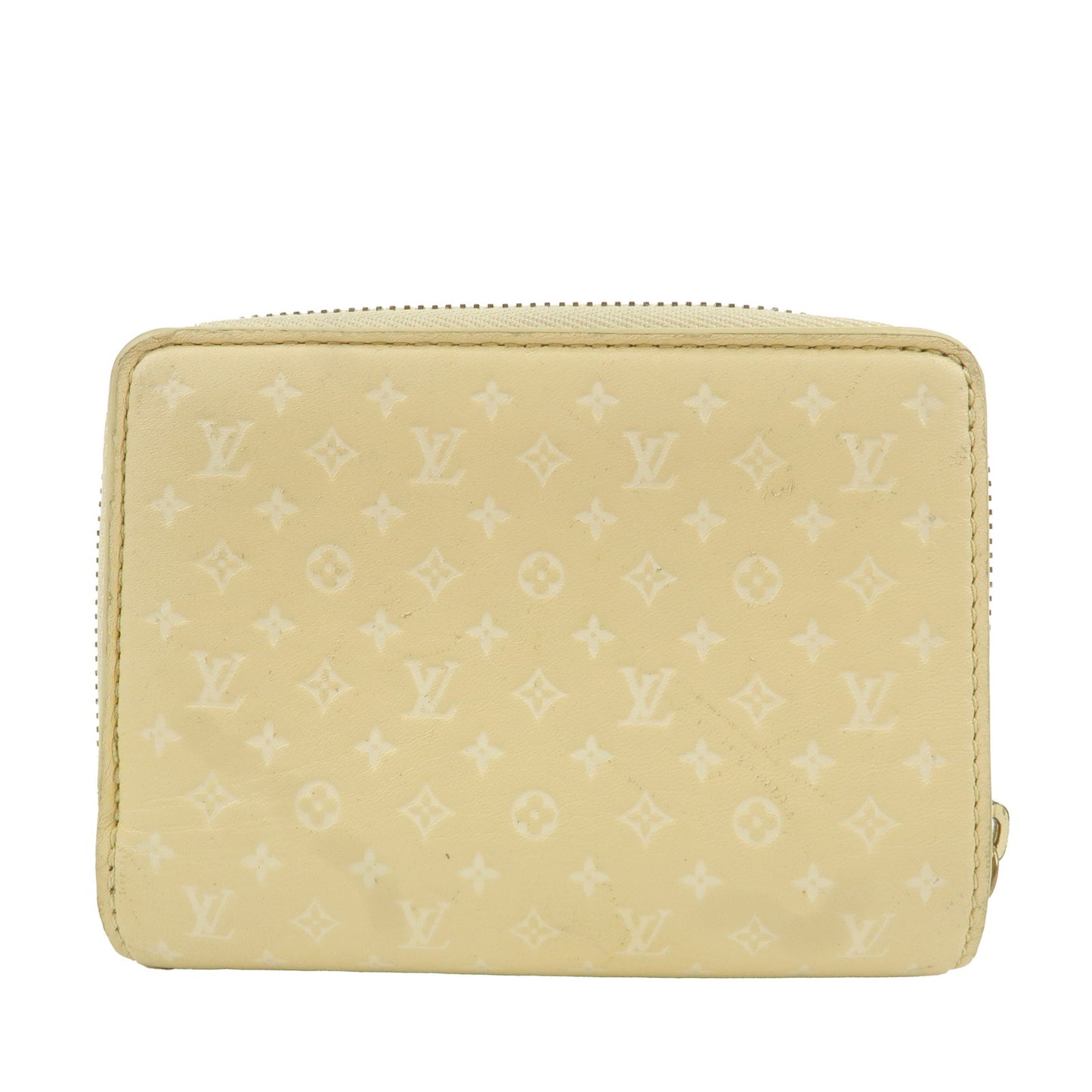 Louis-Vuitton-Nanogram-Portefeuille-Roux-Wallet-Jaune-M82288