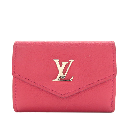 Louis-Vuitton-Portefeuille-Lock-Mini-Leather-Wallet-Pink-M67860