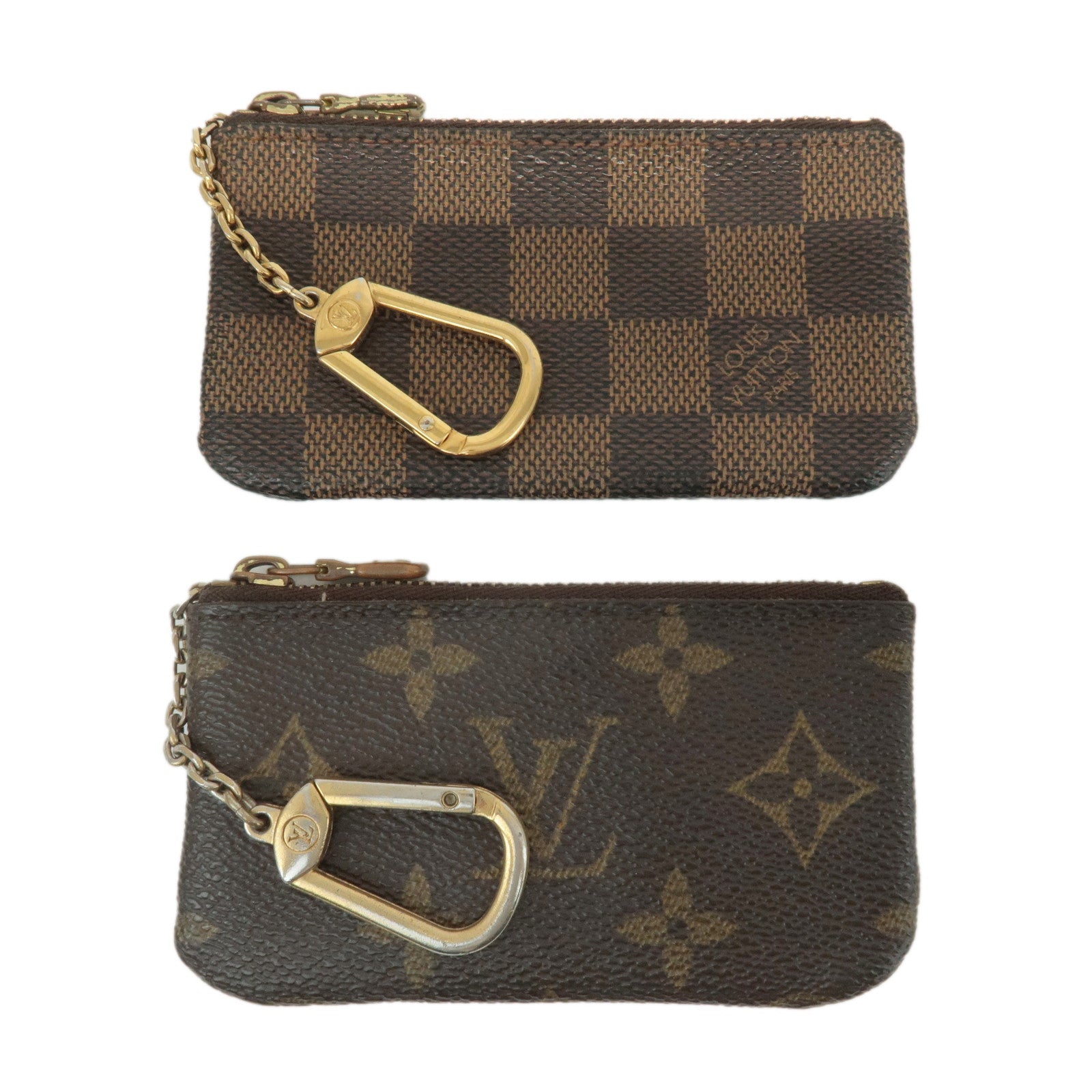 Louis-Vuitton-Set-of-2-Monogram-Damier-Pochette-Cles-Coin-Case