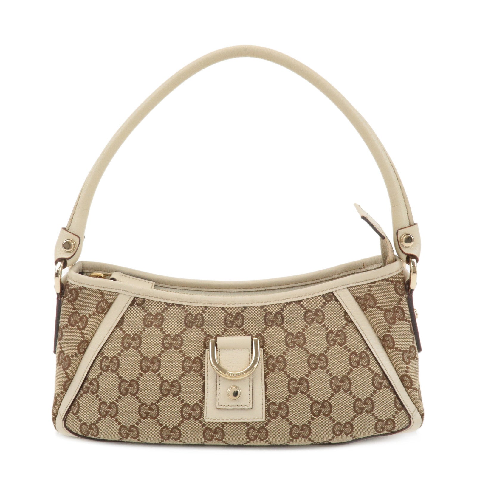 GUCCI-Abbey-GG-Canvas-Leather-Shoulder-Bag-Beige-Ivory-130939