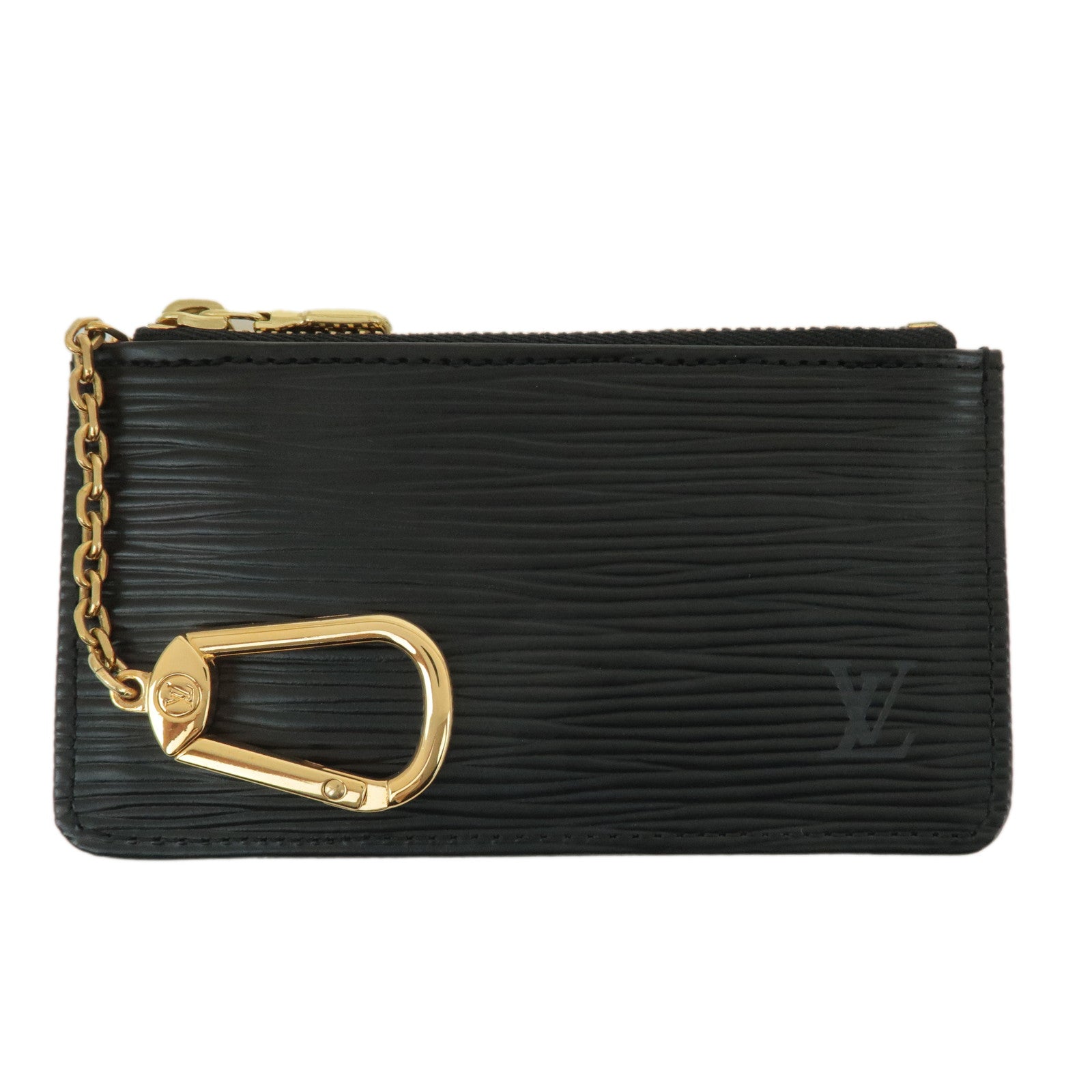 Louis-Vuitton-Epi-Pochette-Cles-Coin-Case-Black-Noir-M63802