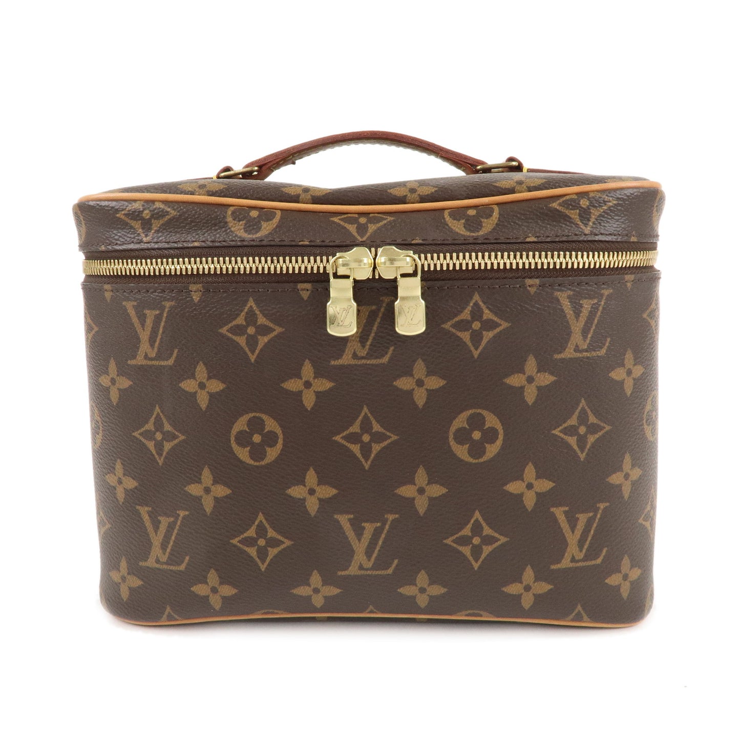 Louis Vuitton Monogram Nice BB Vanity Bag Brown M42265