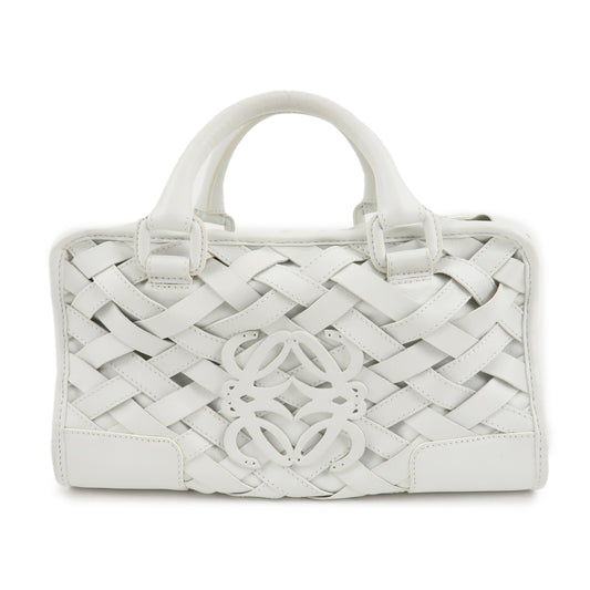 LOEWE-Anaaglam-Leather-Hand-Bag-Amazone-28-White