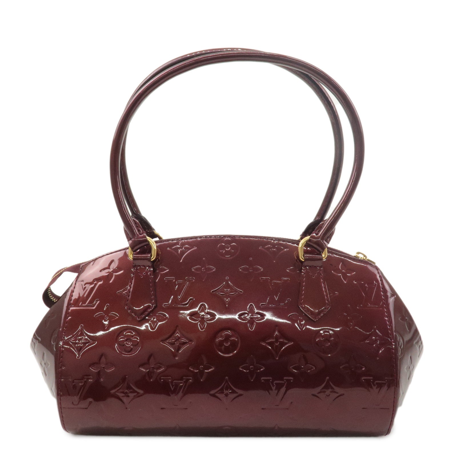 Louis Vuitton Monogram Vernis Sherwood PM Rouge Forvist M91492