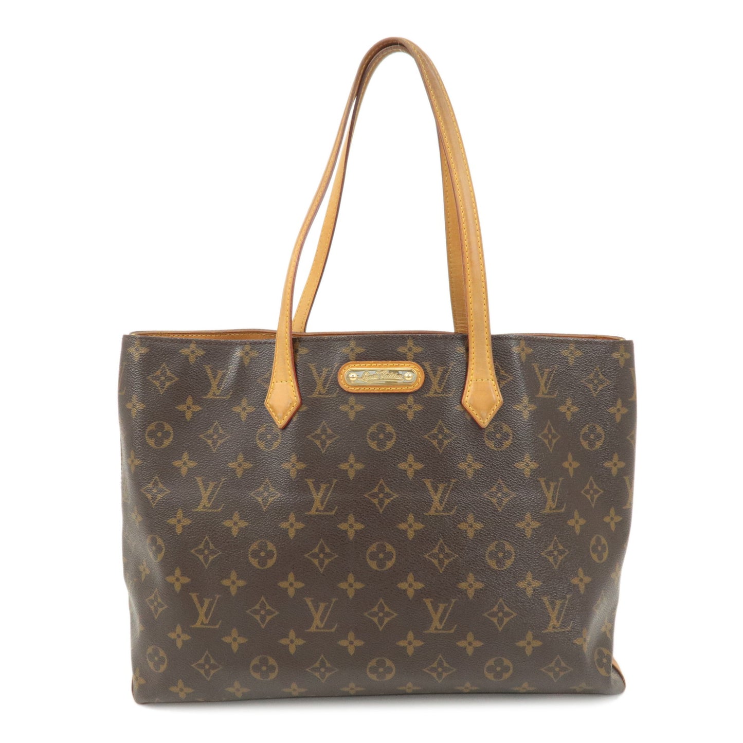 Louis-Vuitton-Monogram-Wilshire-MM-Tote-Bag-Brown-M45644