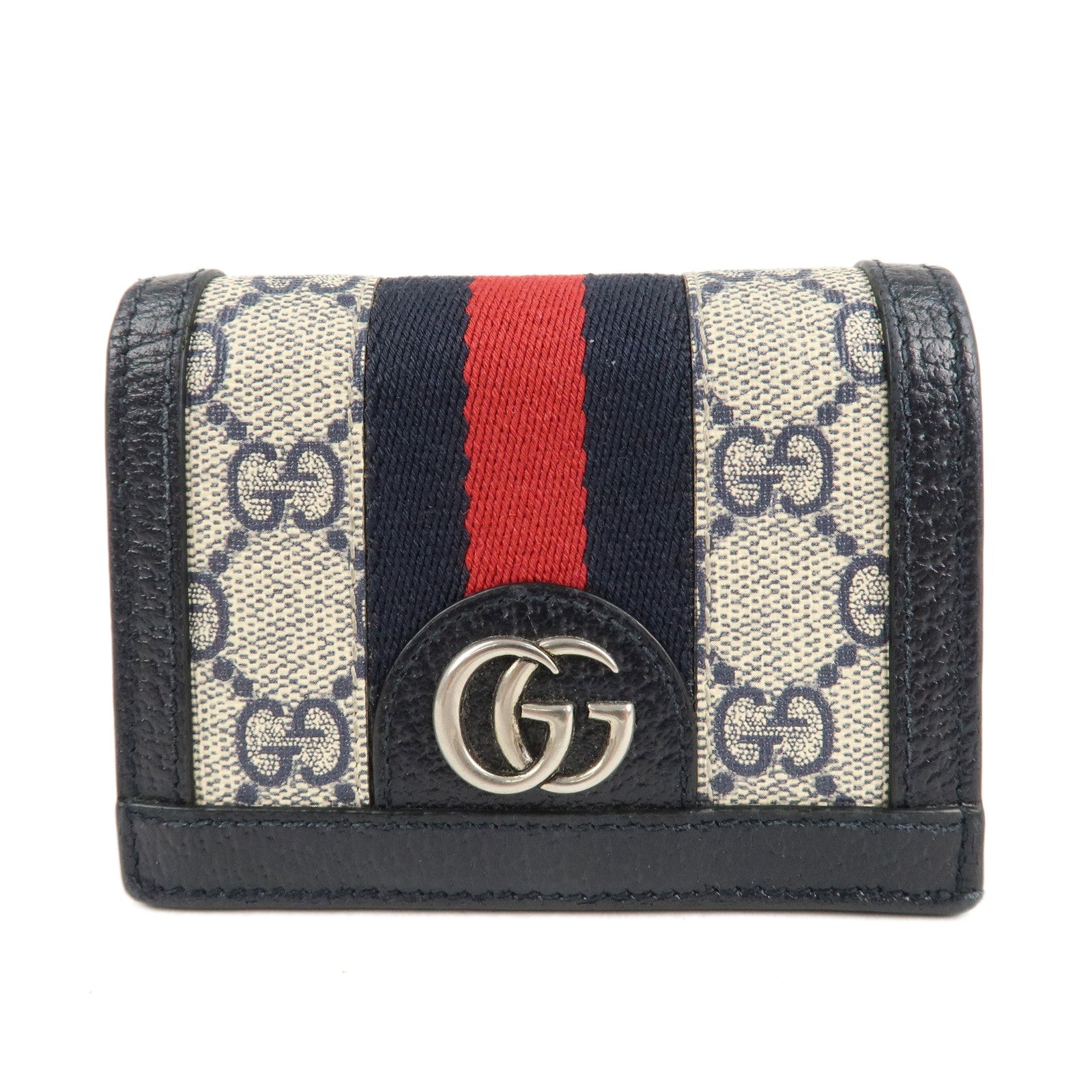 GUCCI-Sherry-Ophidia-GG-Supreme-Leather-Bi-Fold-Wallet-523155