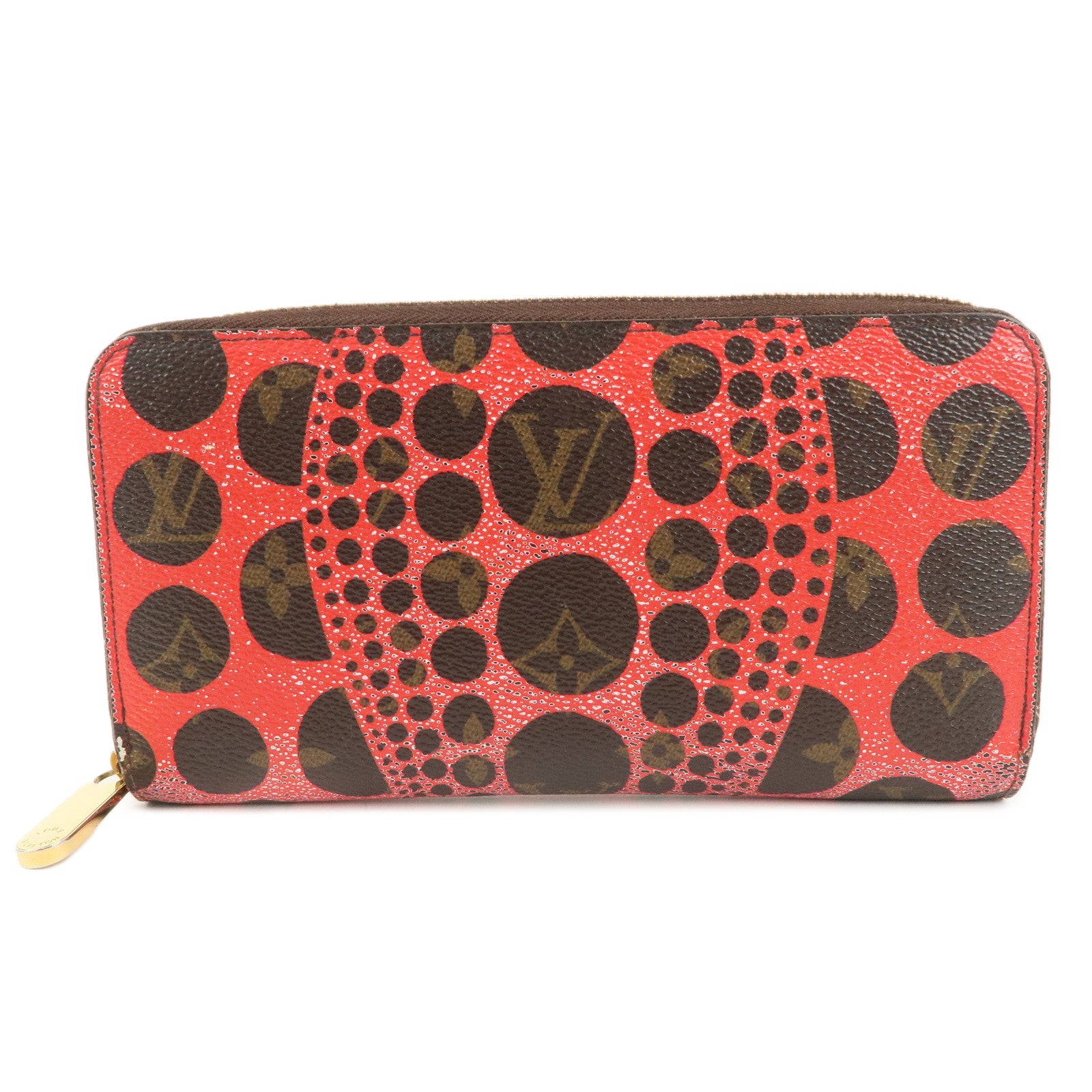 Louis-Vuitton-Monogram-Yayoi-Kusama-Pumpkin-Dots-Zippy-Wallet