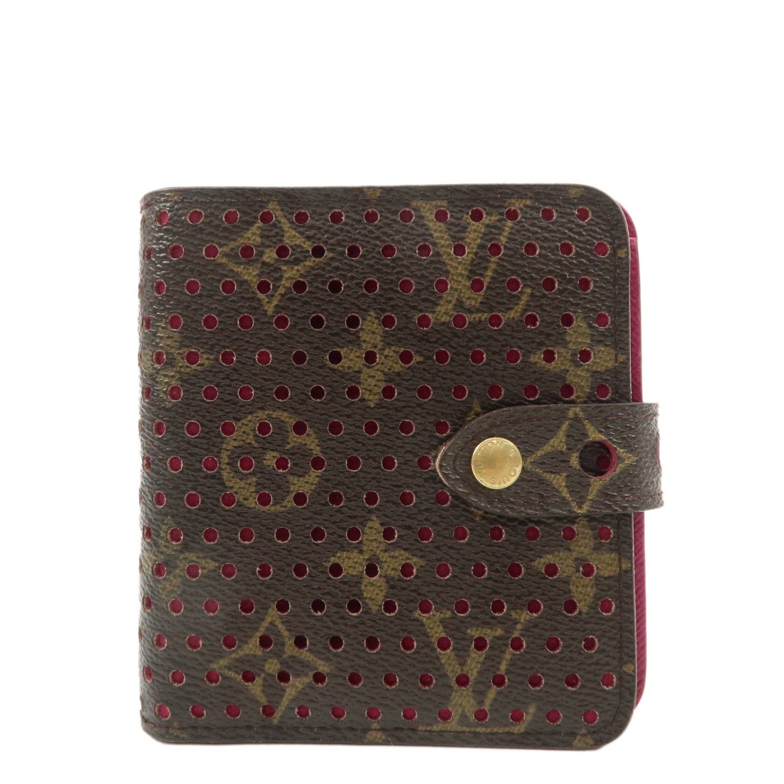 Louis-Vuitton-Monogram-Perfor-Compact-Zip-Wallet-Fuchsia-M95188