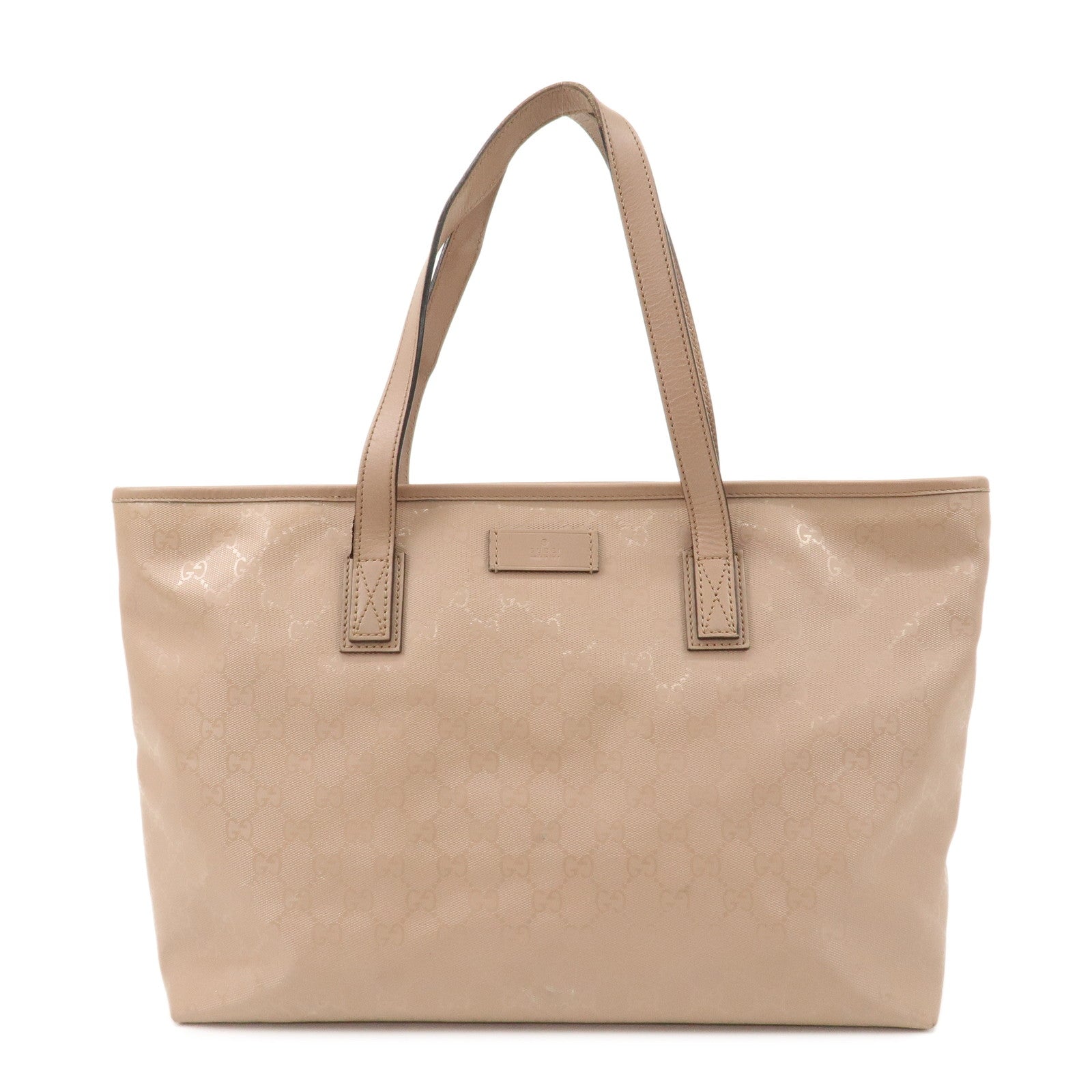 GUCCI-GG-Imprime-PVC-Tote-Bag-Japan-Limited-Pink-Beige-211137