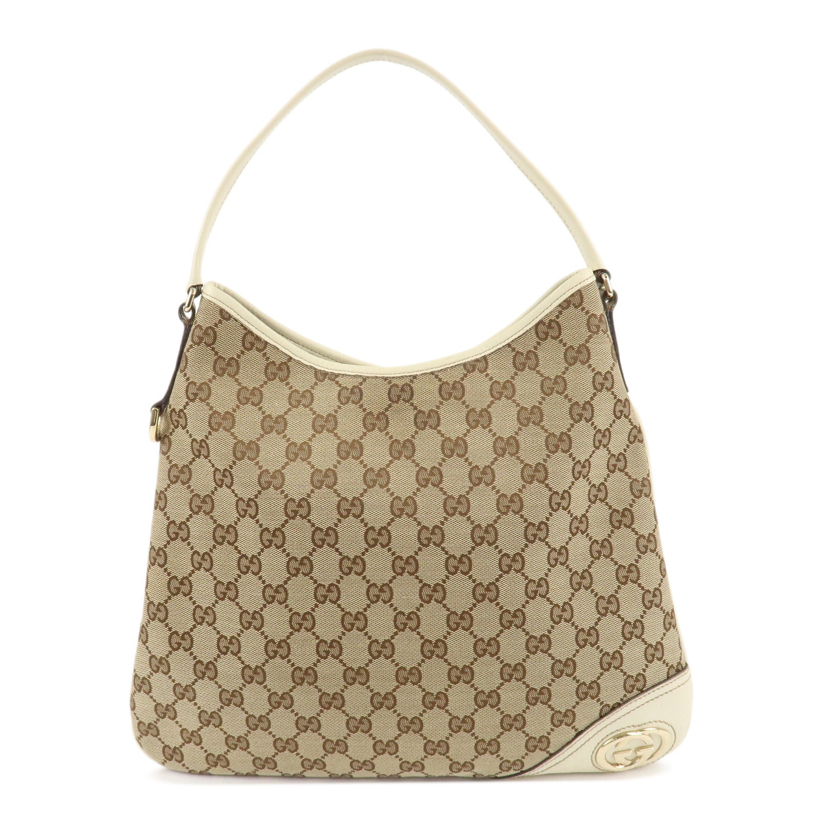 GUCCI-New-Britt-GG-Canvas-Leather-Shoulder-Bag-Beige-Ivory-169947