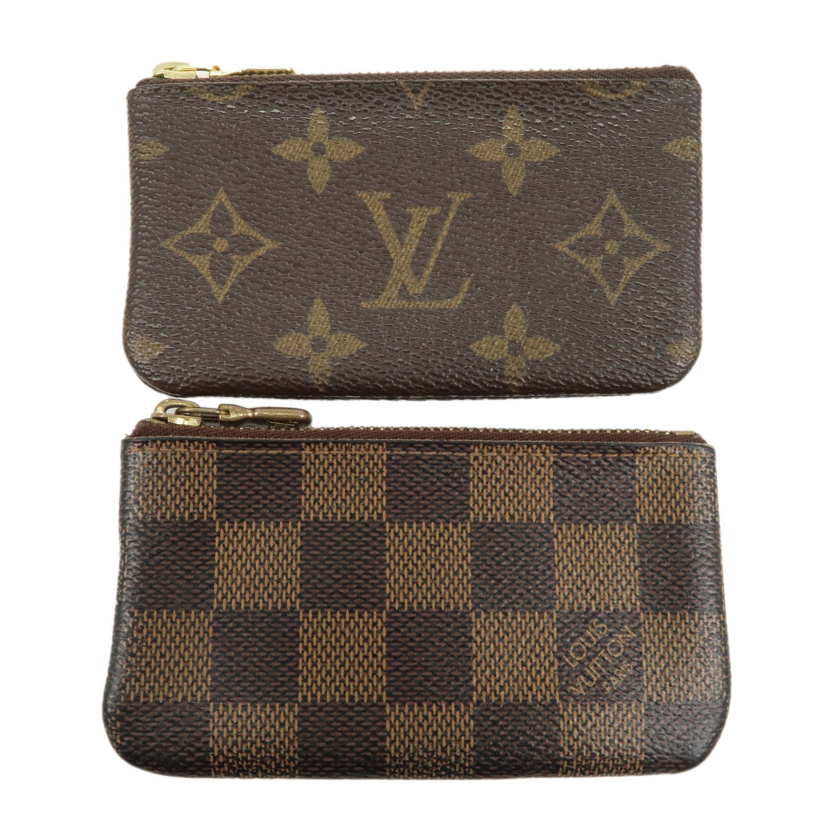 Louis-Vuitton-Set-of-2-Monogram-Damier-Pochette-Cles-Coin-Case