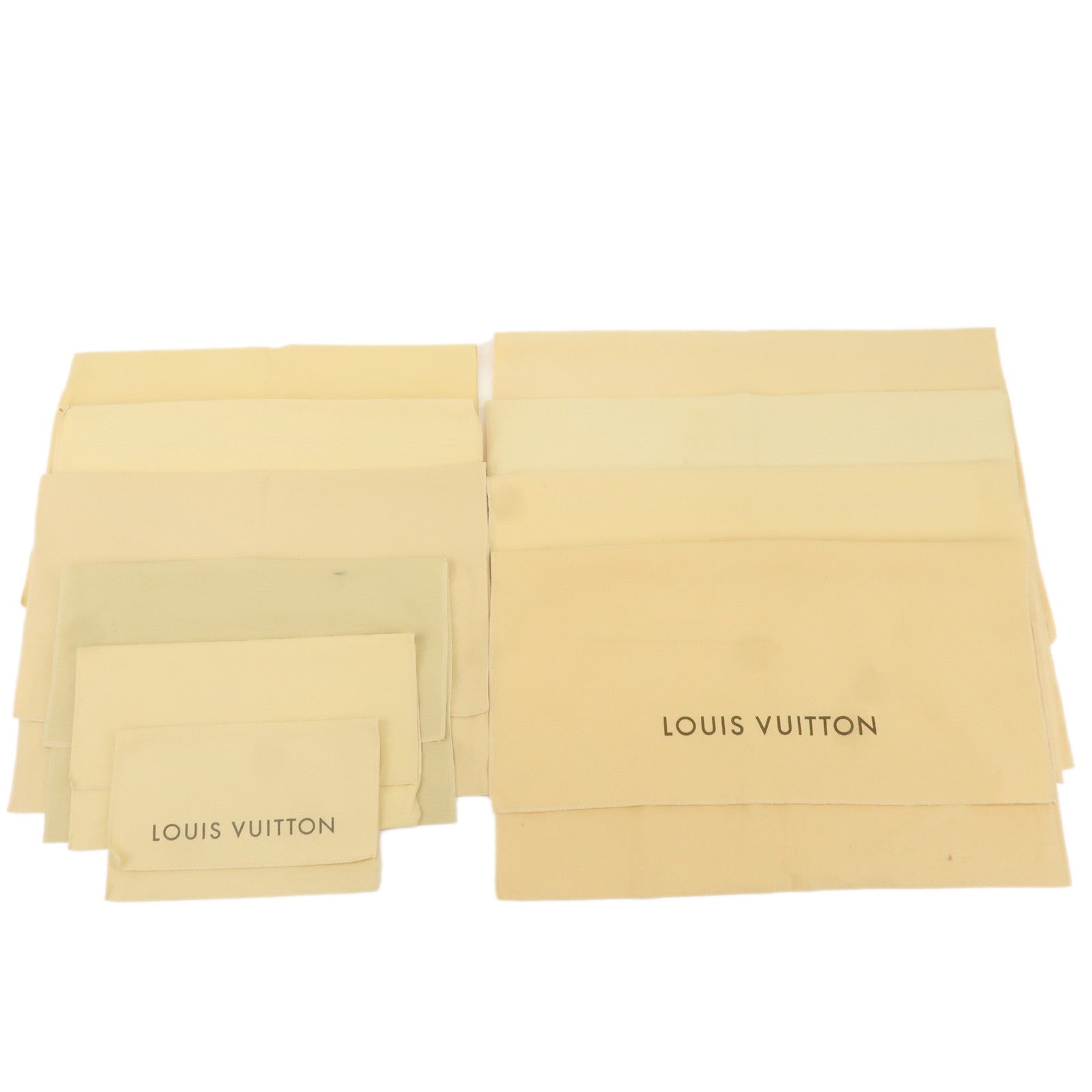 Louis-Vuitton-Set-of-10-Dust-Bag-Storage-Bag-Flap-Beige