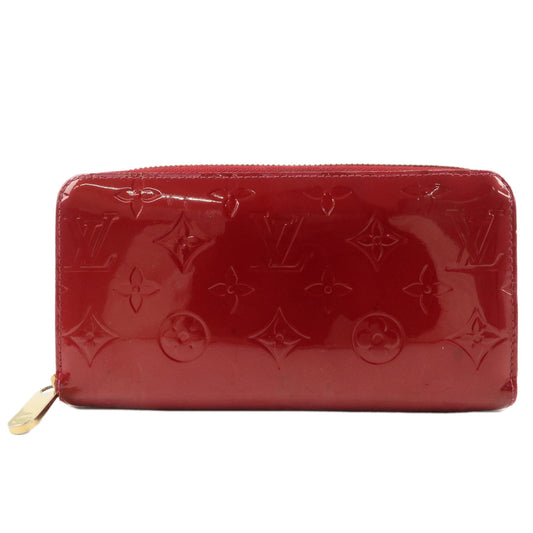 Louis-Vuitton-Monogram-Vernis-Zippy-Long-Wallet-Red-M91981