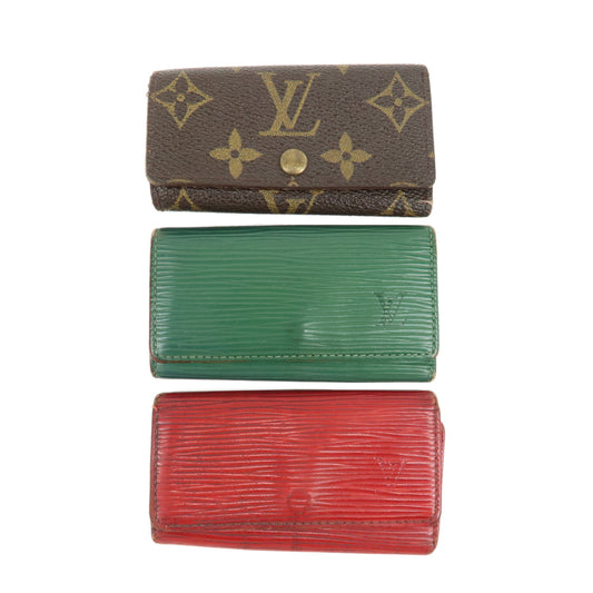 Louis-Vuitton-Set-of-3-Multicles-4-Key-Case-M62631-M63824-M63827