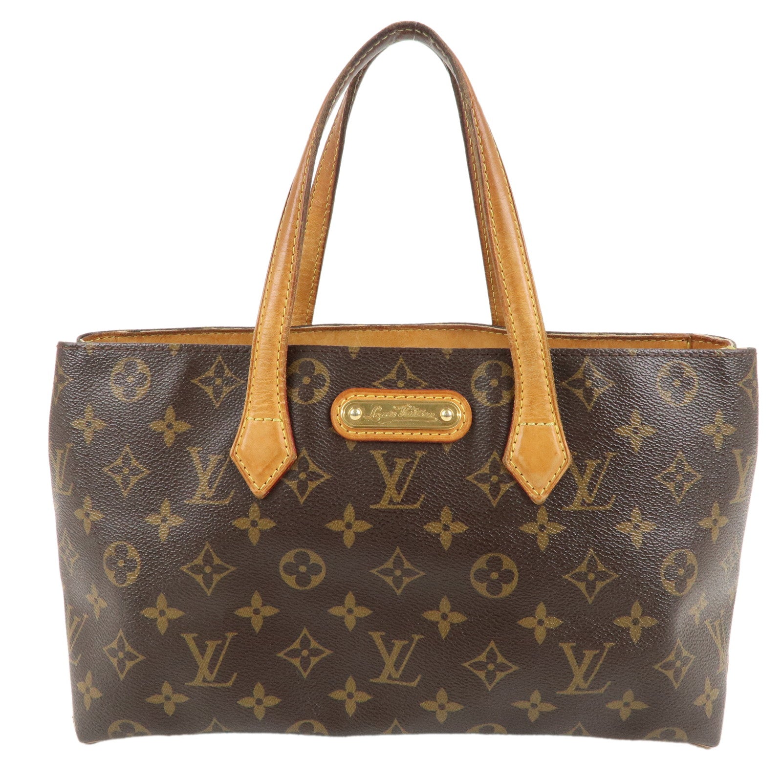 Louis-Vuitton-Monogram-Wilshire-PM-Hand-Bag-Tote-Bag-M45643