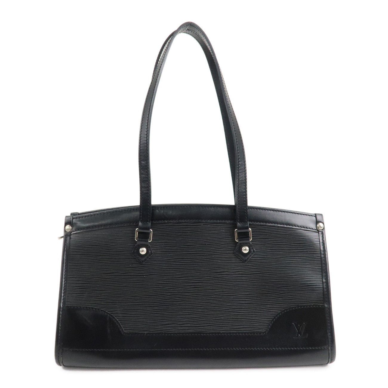 Louis-Vuitton-Epi-Madeleine-Hand-Bag-Noir-Black-Silver-M59332