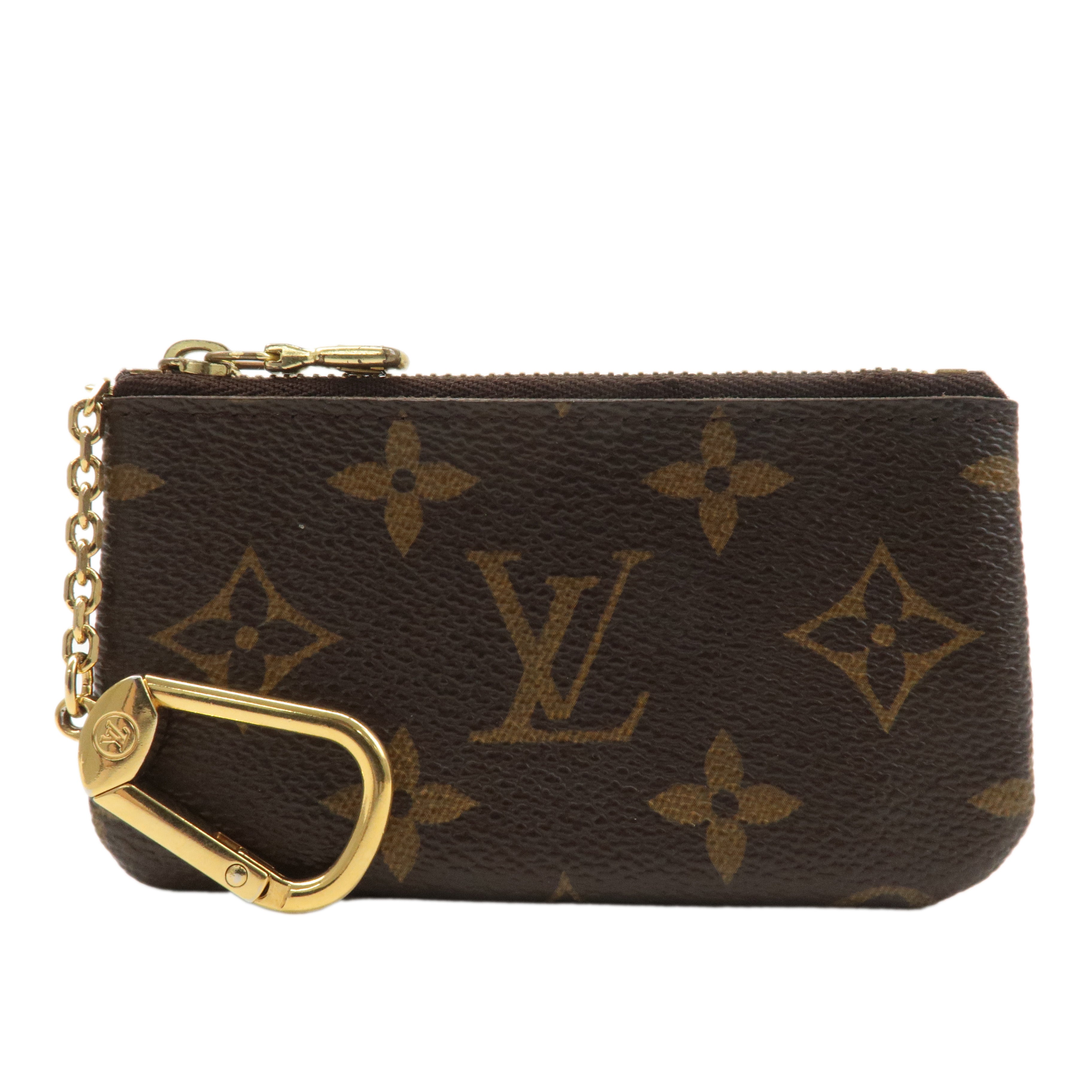 Louis Vuitton Monogram Pochette Cles Coin Case Key Case  M62650