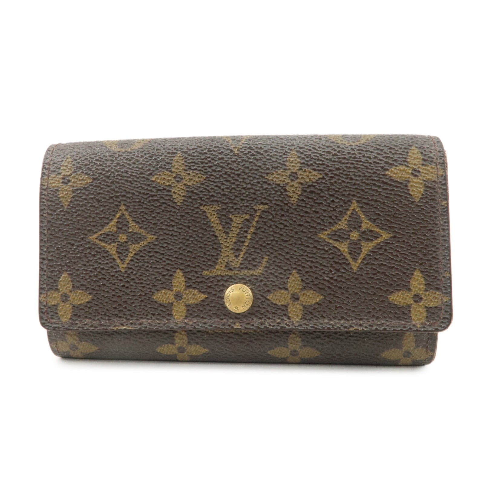 Louis-Vuitton-Monogram-Porte-Monnaie-Zip-Bifold-Wallet-M61735