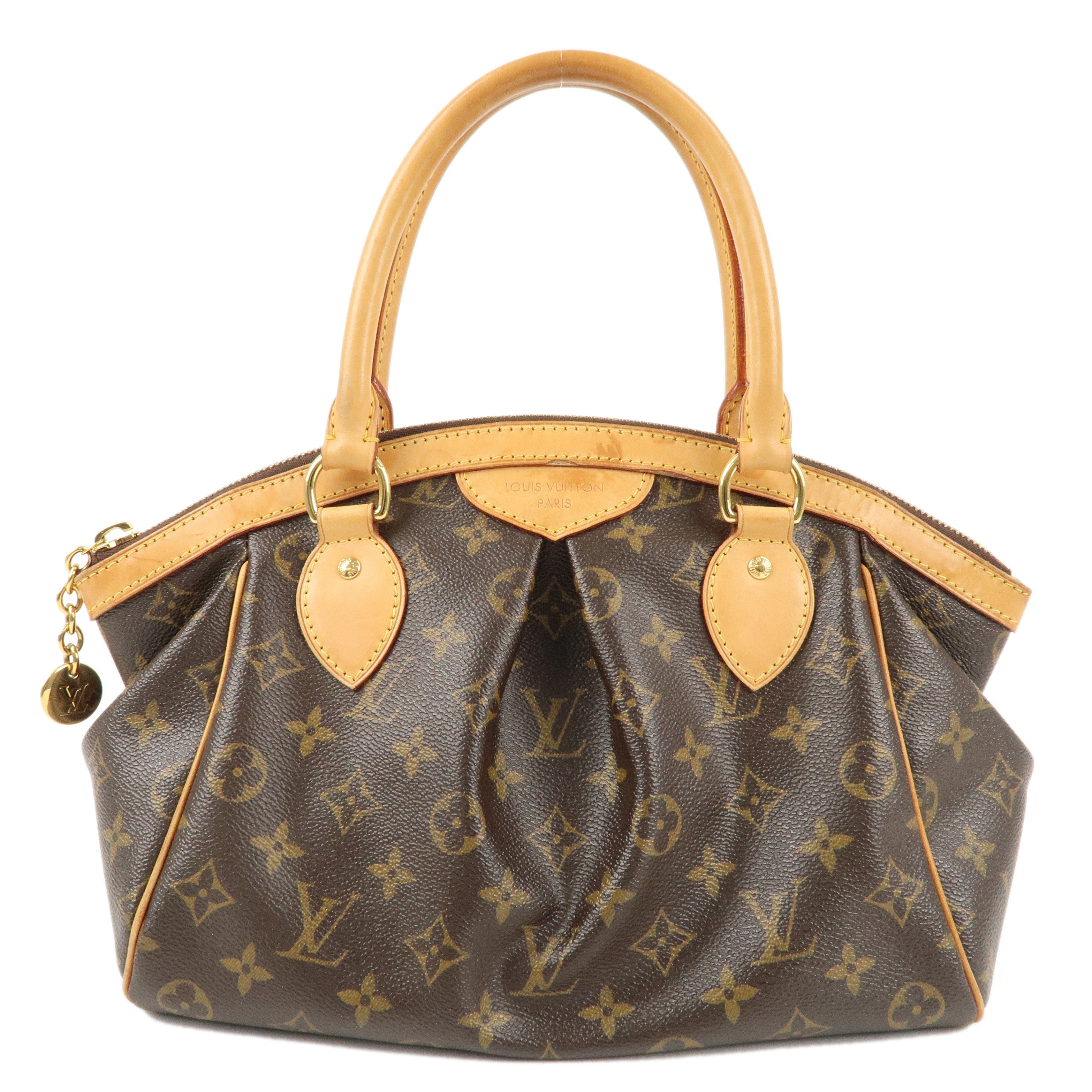 Louis Vuitton Monogram Tivoli PM Hand Bag Brown M40143