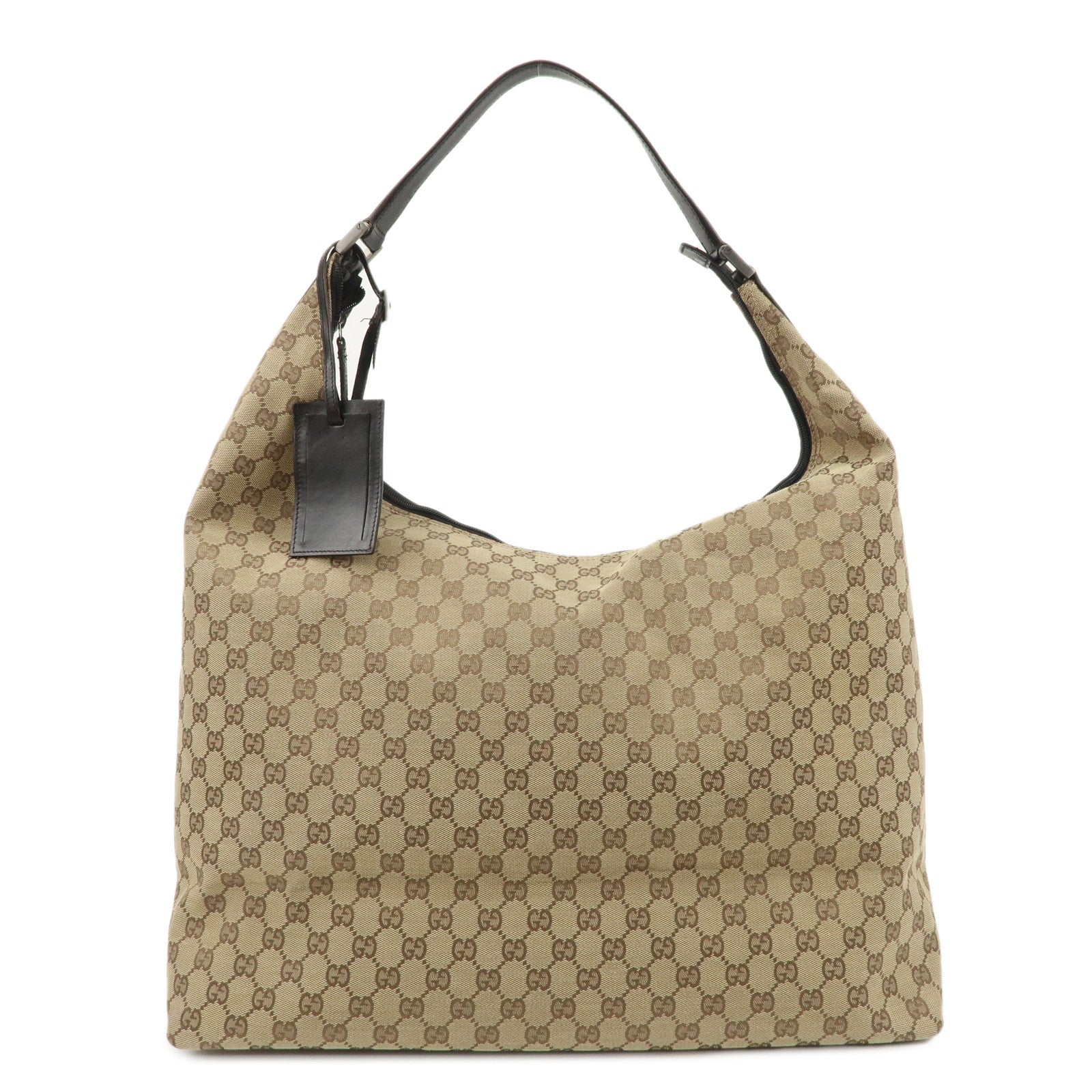 GUCCI-GG-Canvas-Leather-Shoulder-Bag-Beige-Brown-012.0384.08