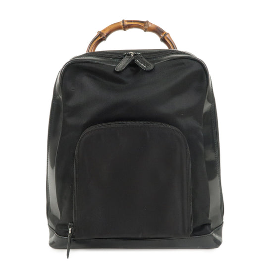 GUCCI-Bamboo-Patent-Leather-Canvas-Backpack-Black-003.2058