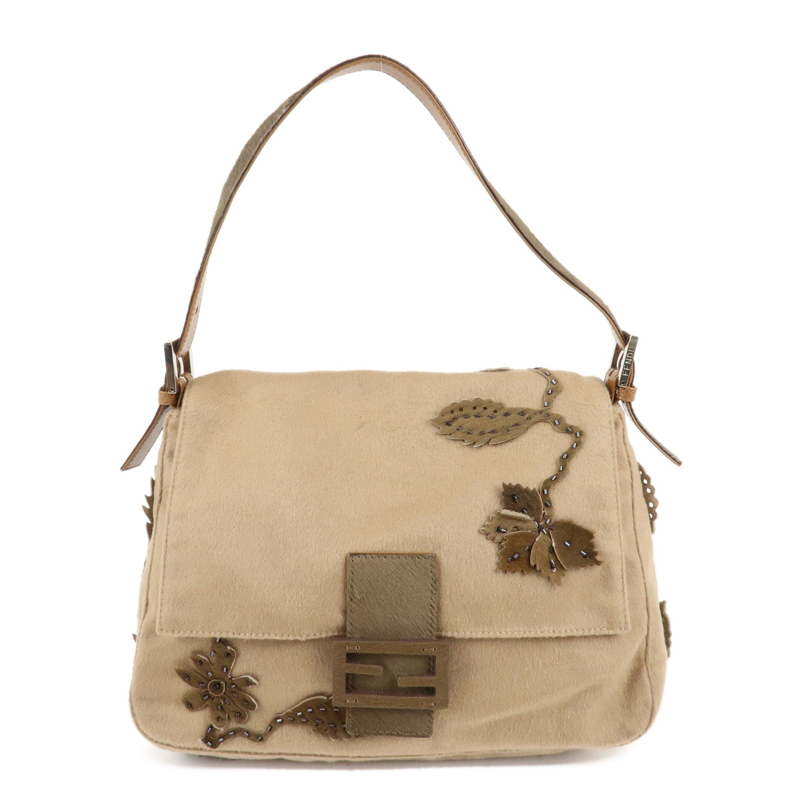 FENDI-Mamma-Baguette-Wool-Unborn-Calf-Shoulder-Bag-26325