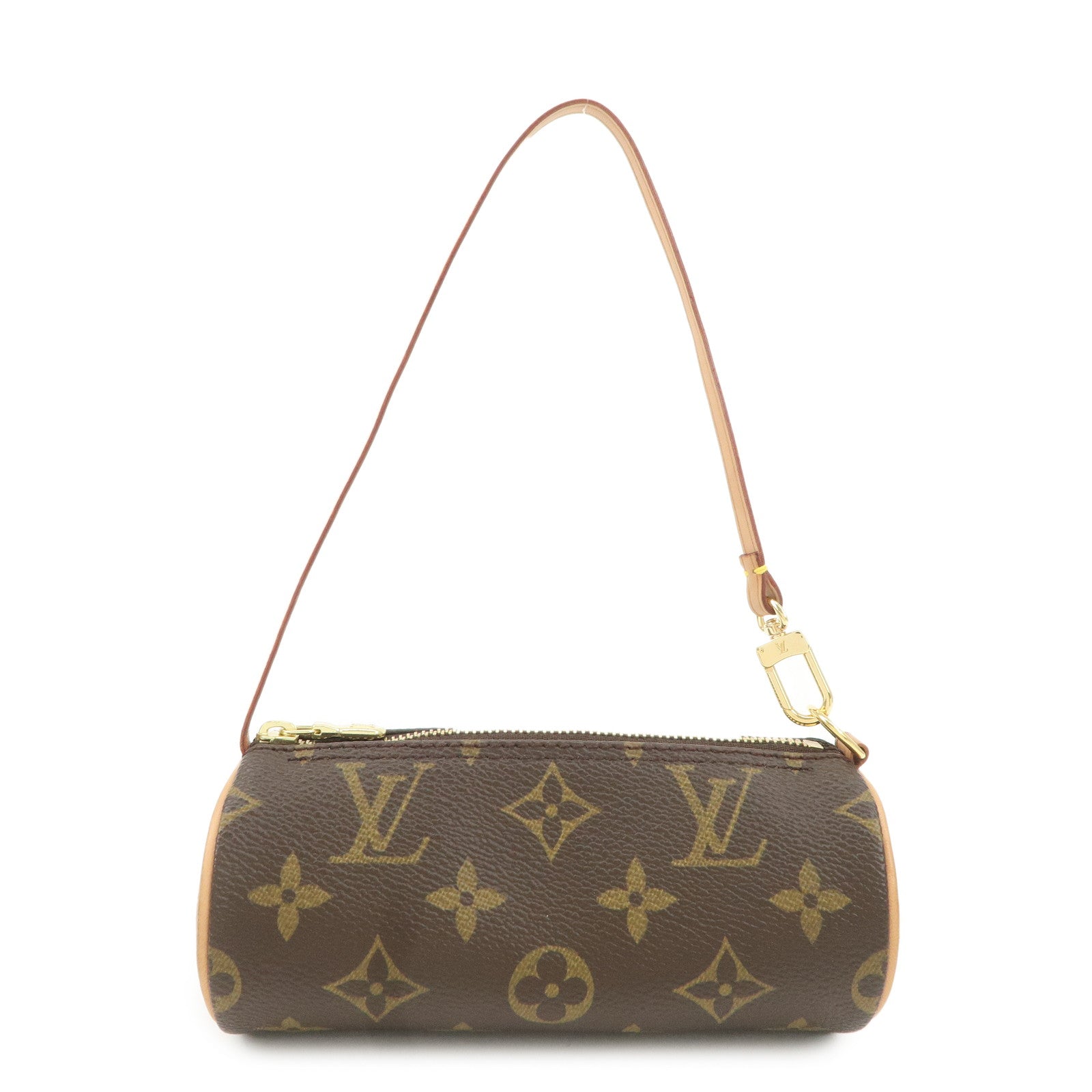 Louis-Vuitton-Monogram-Mini-Pouch-for-Papillon-Bag-Brown