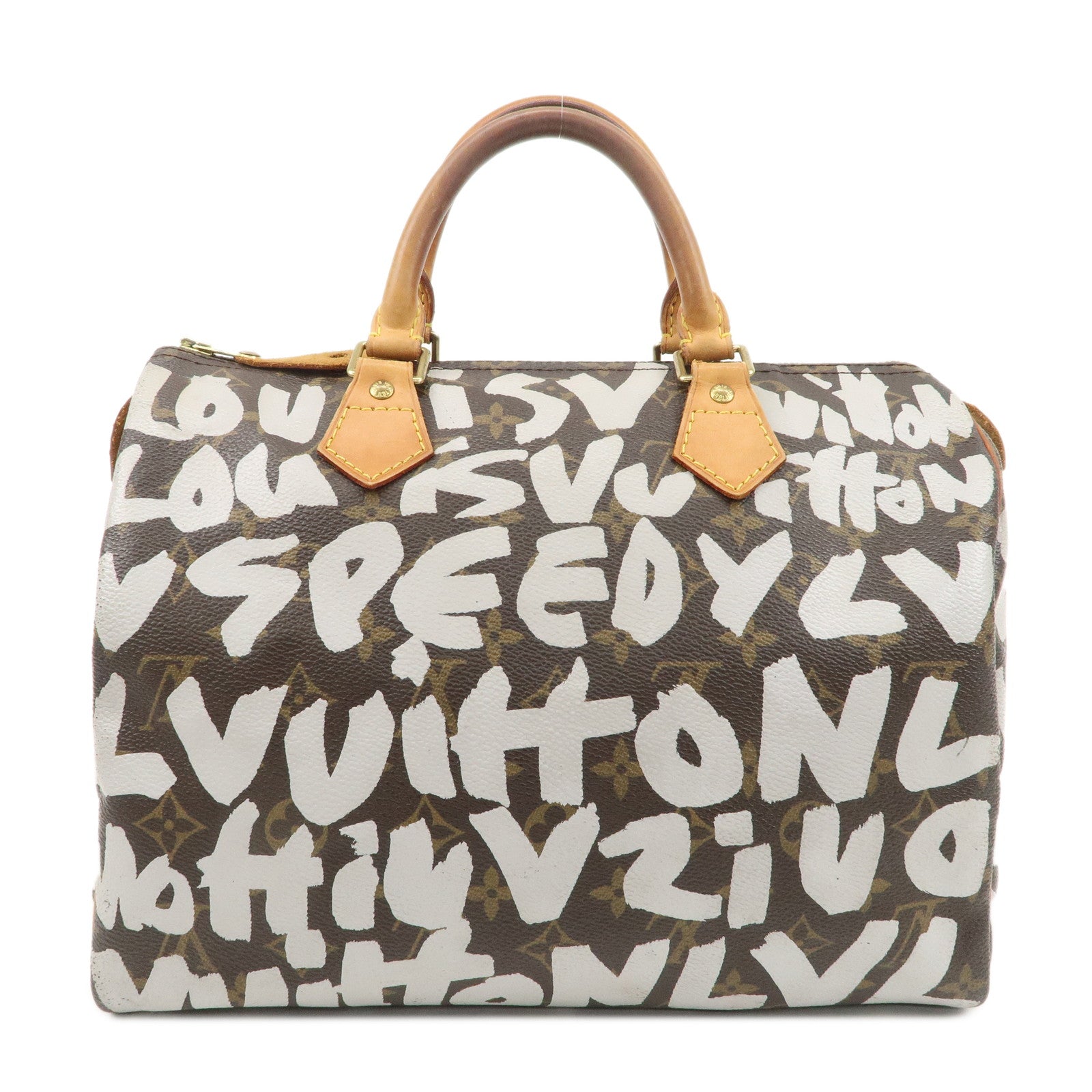 Louis-Vuitton-Monogram-Graffiti-Speedy-30-Boston-Hand-Bag-M92195