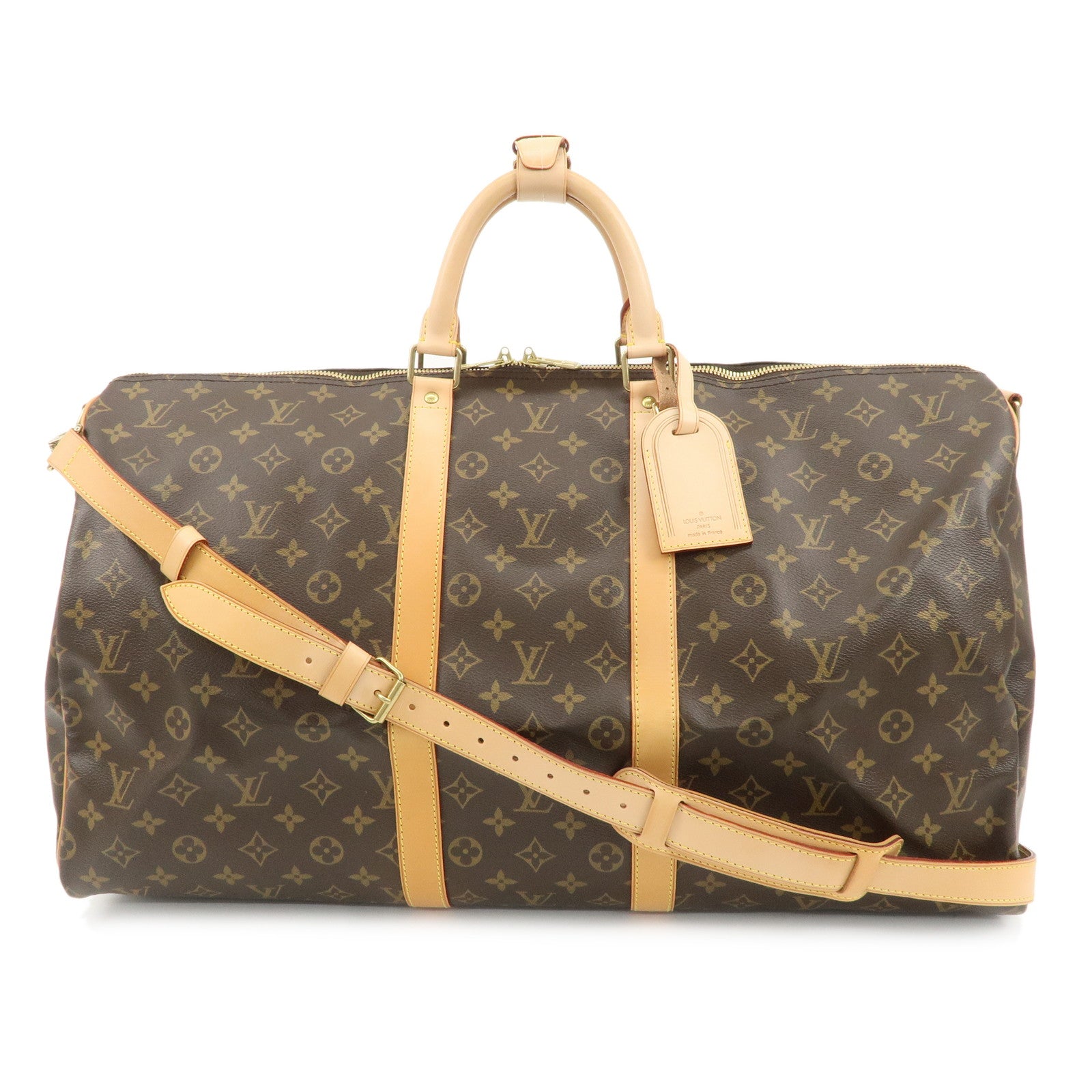 Louis-Vuitton-Monogram-Keep-All-Bandouliere-55-Boston-Bag-M41414