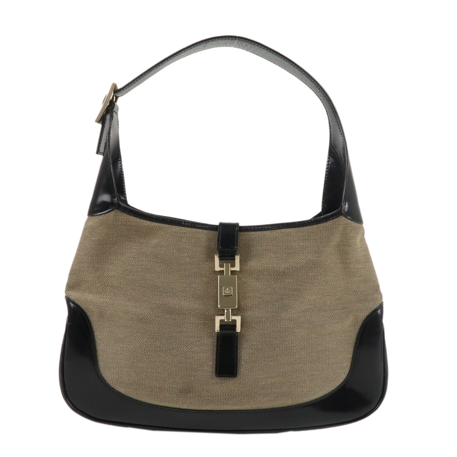 GUCCI-Jackie-Canvas-Patent-Leather-Shoulder-Bag-001.3306