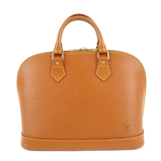 Louis-Vuitton-Epi-Alma-Hand-Bag-Zipang-Gold-M54148