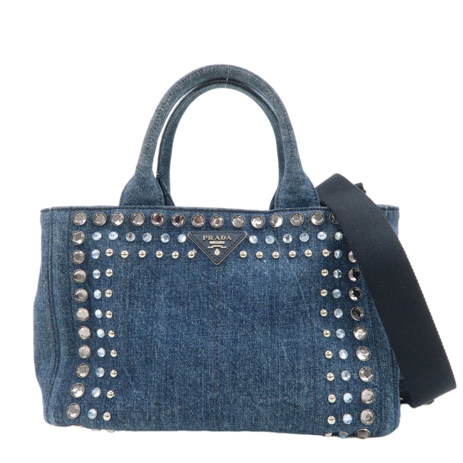 PRADA-Logo-Canapa-Mini-Denim-Bijou-2Way-Tote-Bag-Denim-Blue-1BG439