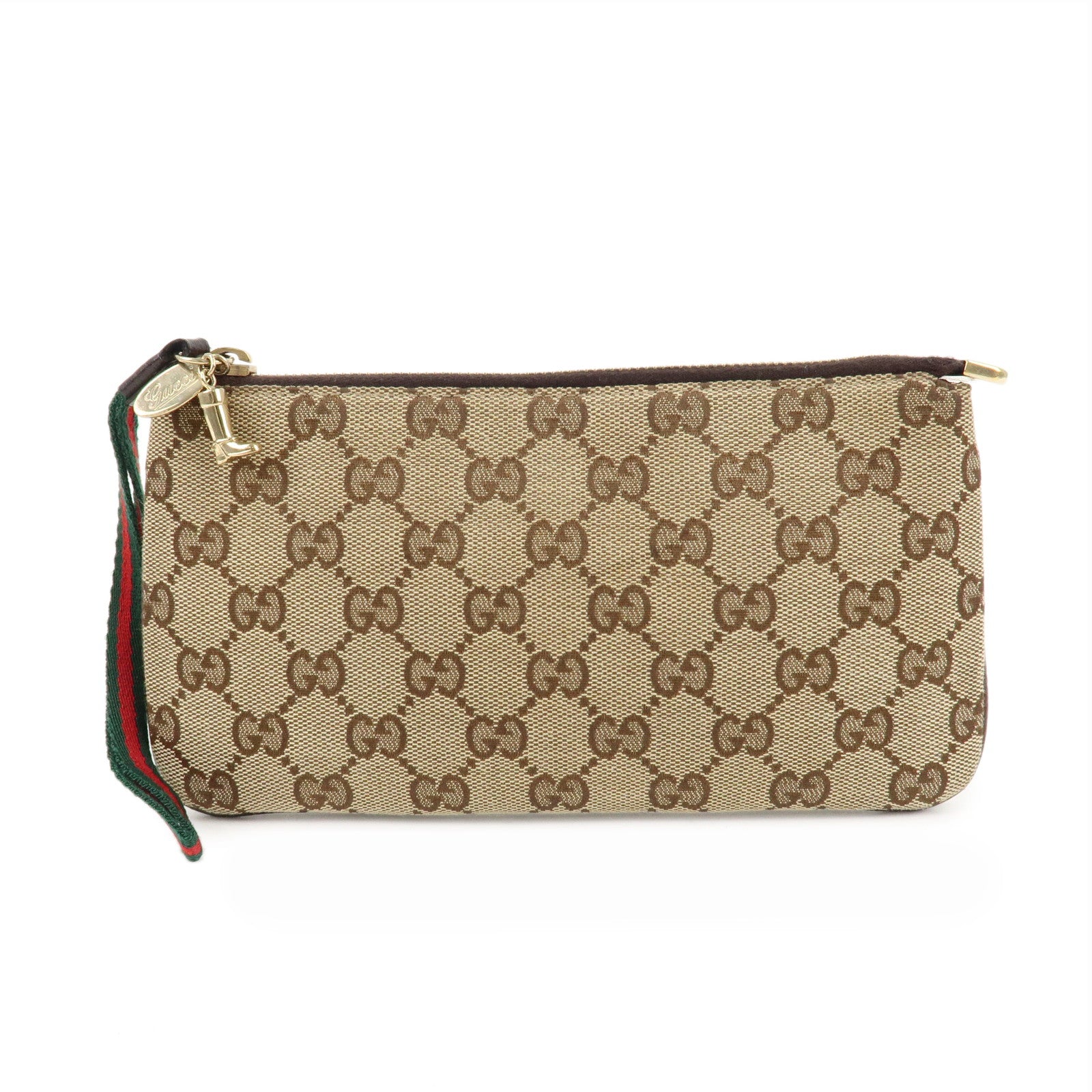 GUCCI-Sherry-GG-Canvas-Leather-Pouch-with-Charm-186657