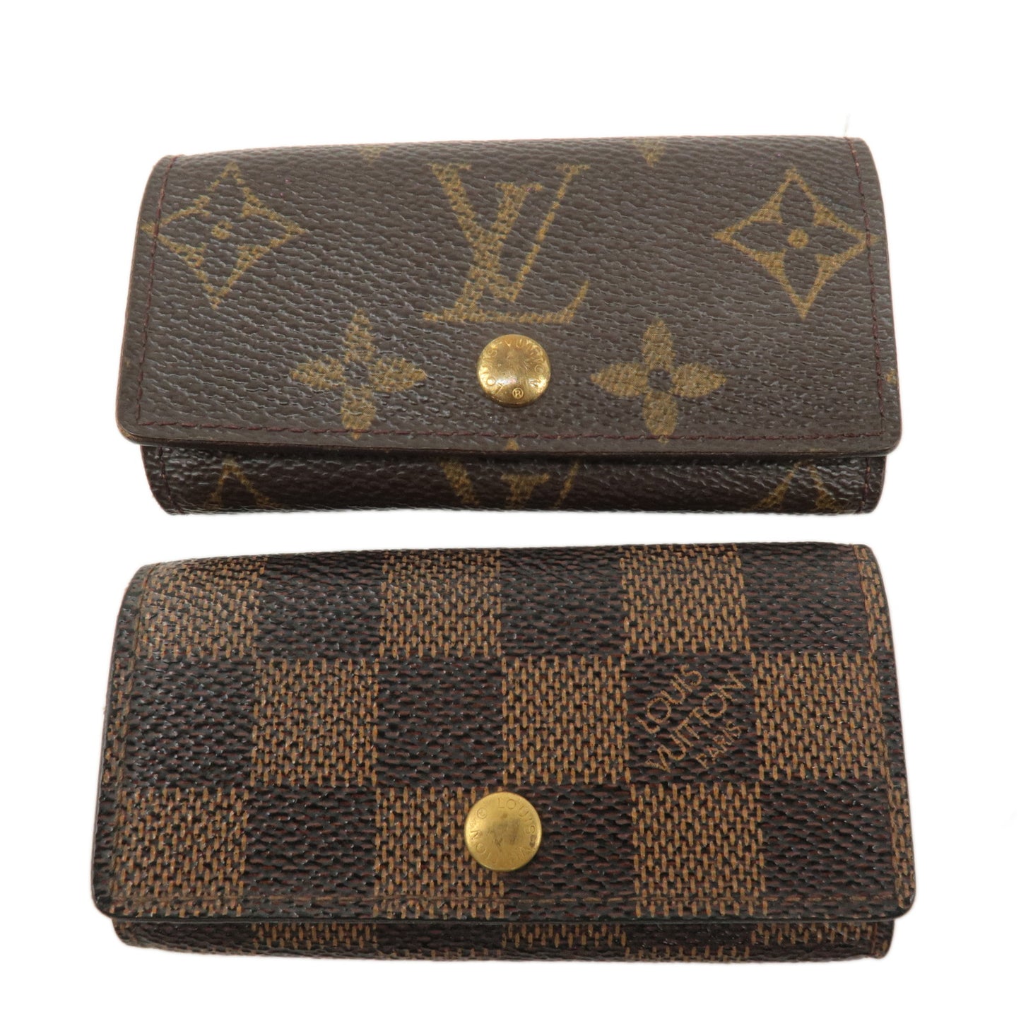Louis Vuitton Monogram Demier Set of 2 Multicles 4 Key Case