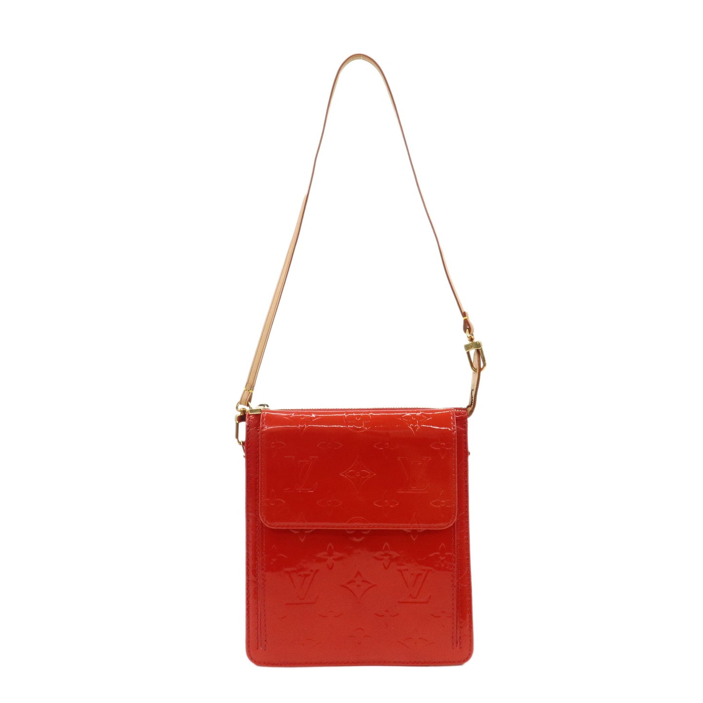 Louis-Vuitton-Monogram-Vernis-Motto-Shoulder-Bag-Rouge-M91137