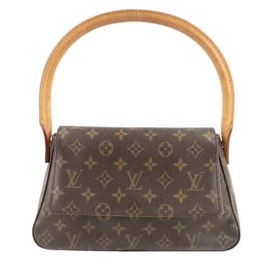 Louis-Vuitton-Monogram-Mini-Looping-Shoulder-Bag-Hand-Bag-M51147