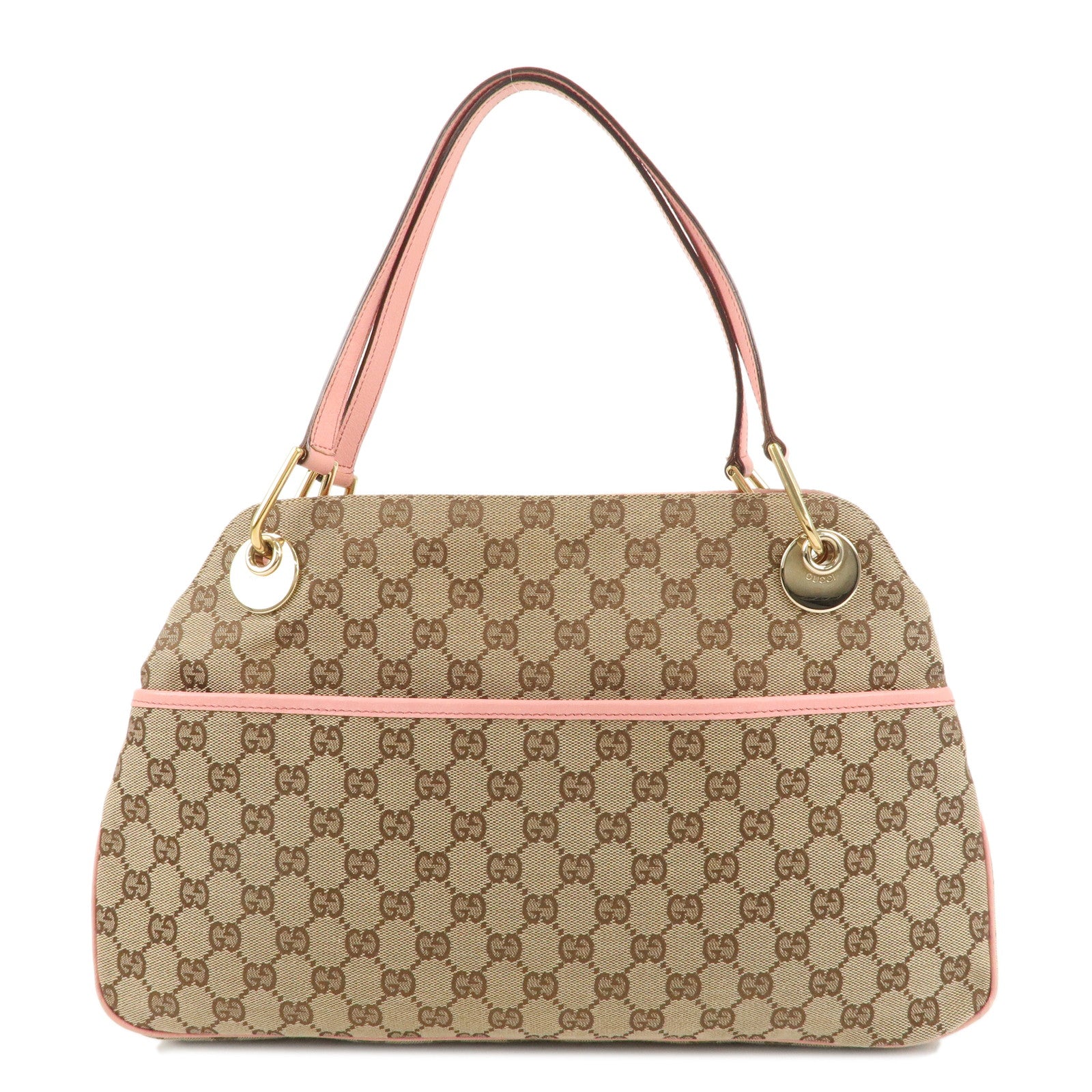 GUCCI-GG-Canvas-Leather-Tote-Bag-Hand-Bag-Beige-Pink-121023