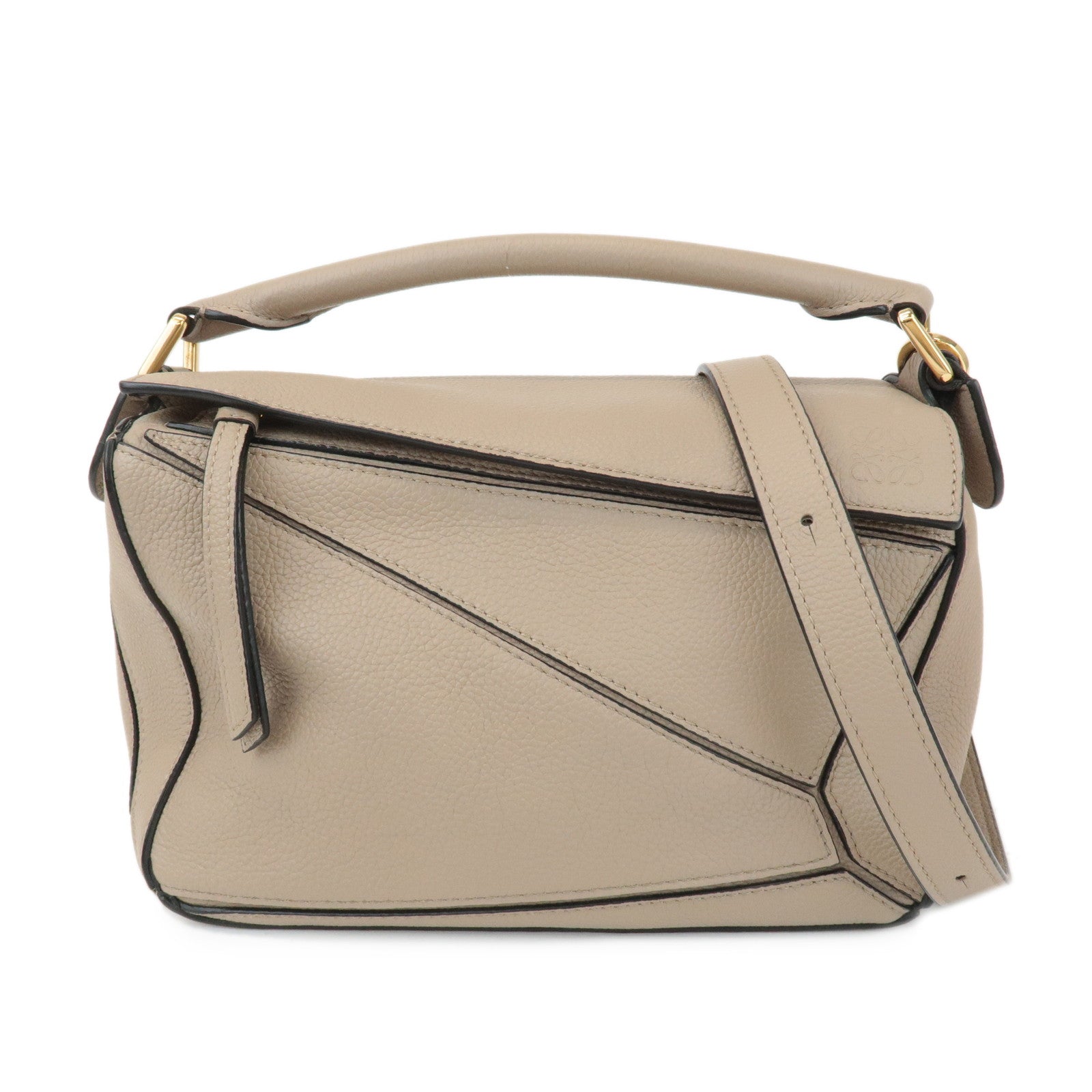 LOEWE-Anagram-Calf-Leaather-Puzzle-Bag-Small-2Way-Bag-Sand