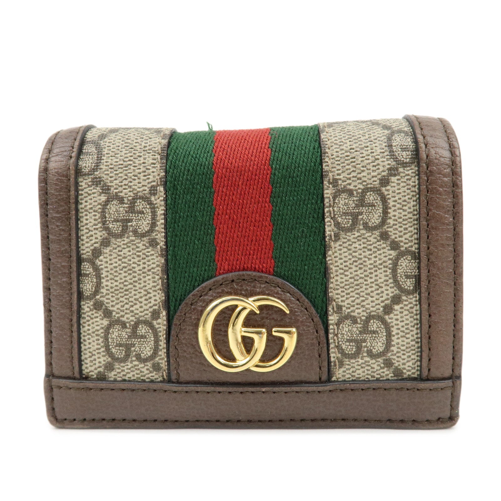 GUCCI-Ophidia-Sherry-GG-Supreme-Leather-Compact-Wallet-523155