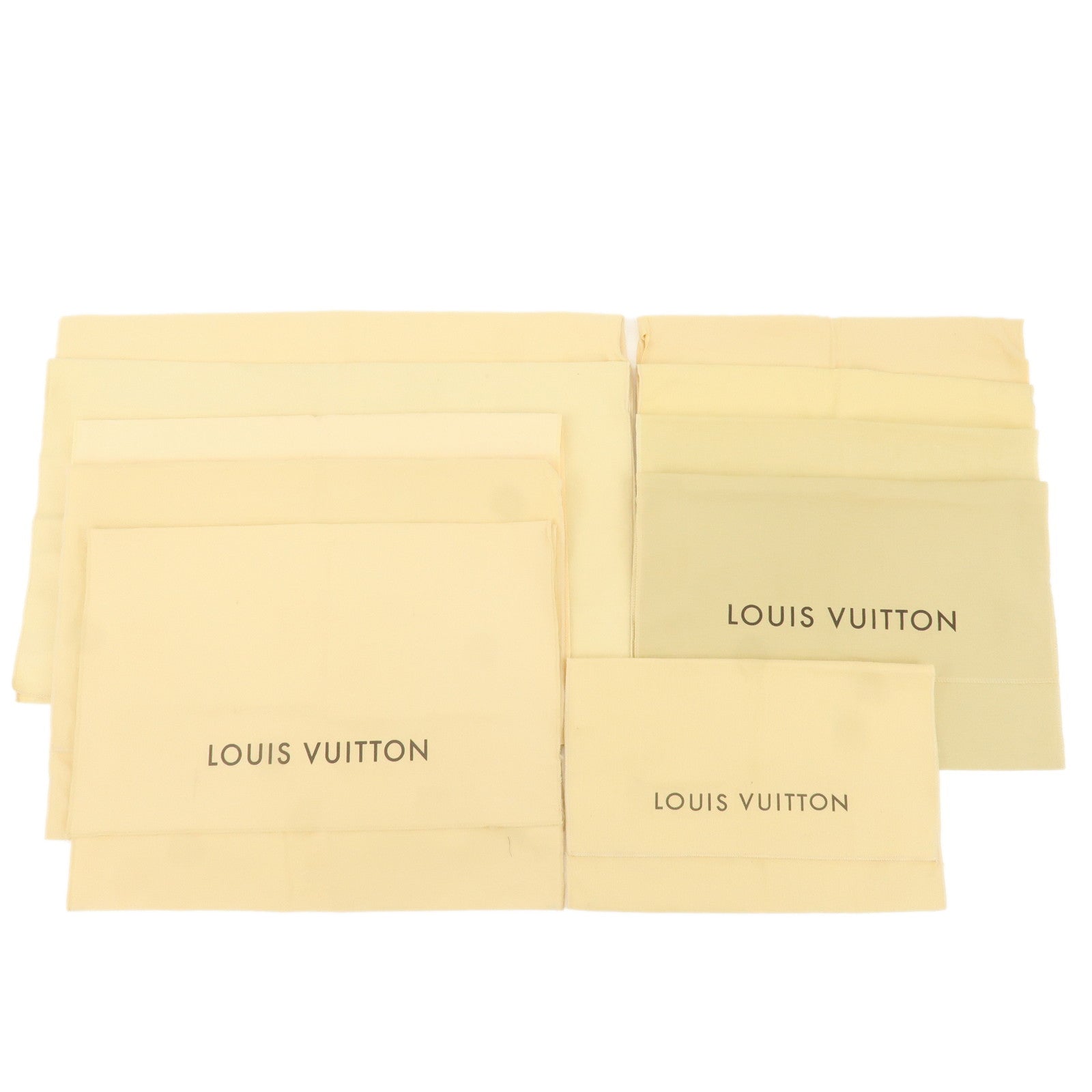 Louis-Vuitton-Set-of-10-Dust-Bag-Storage-Bag-Flap-Beige